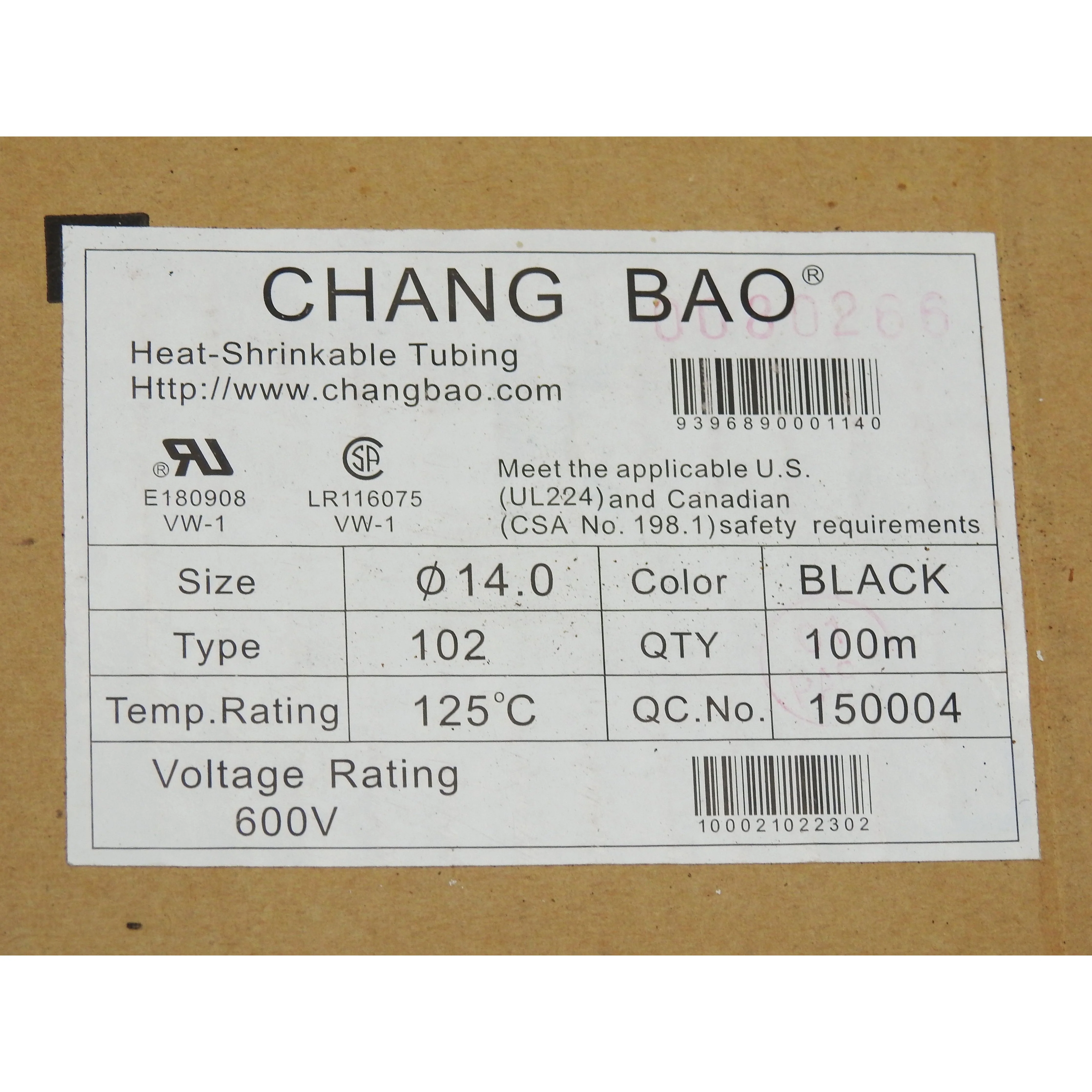 90-100mt roll 14mm Black Heat shrink tubing for cable | 150004 - Image 2