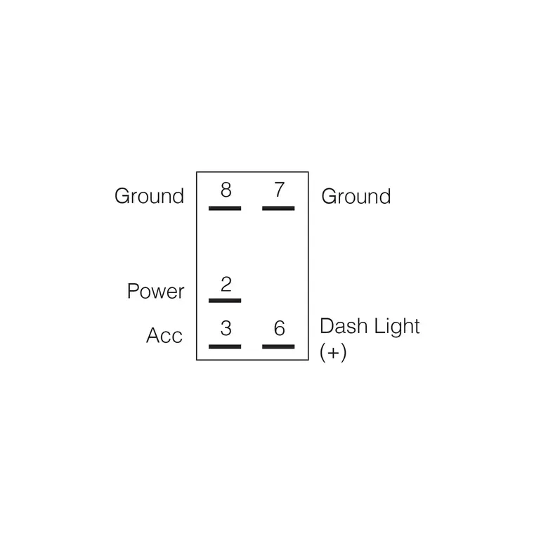 12/24V Off/On LED Illuminated Sealed Rocker Switch with "Winch Power" Symbol (Red) | 63236BL - Image 2