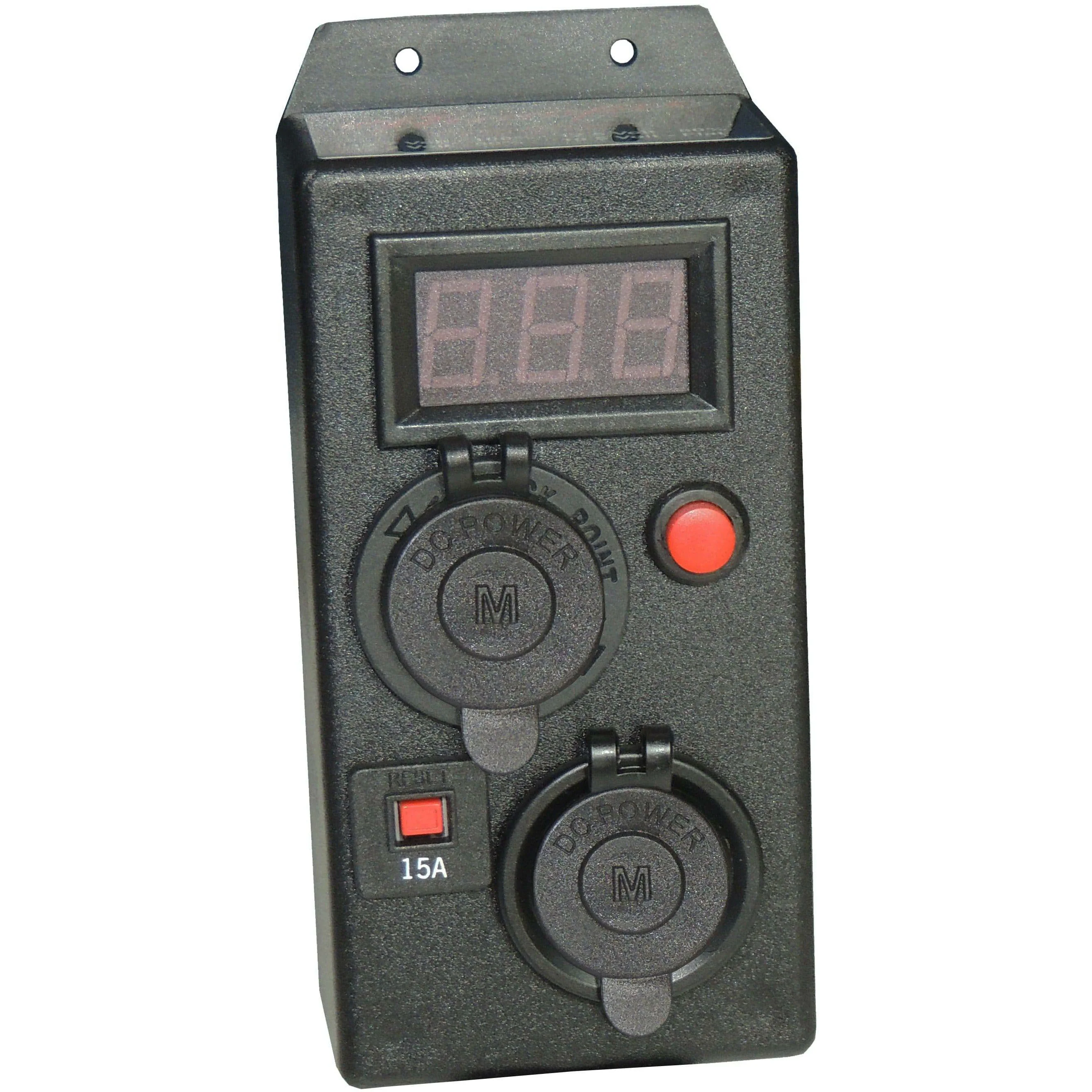 12 Volt / 24 Volt Control Box (Accessory) Volt meter - 2 x Engel sockets