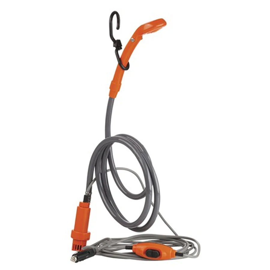 12 Volt Camping shower with cigarette lighter plug | YS2800