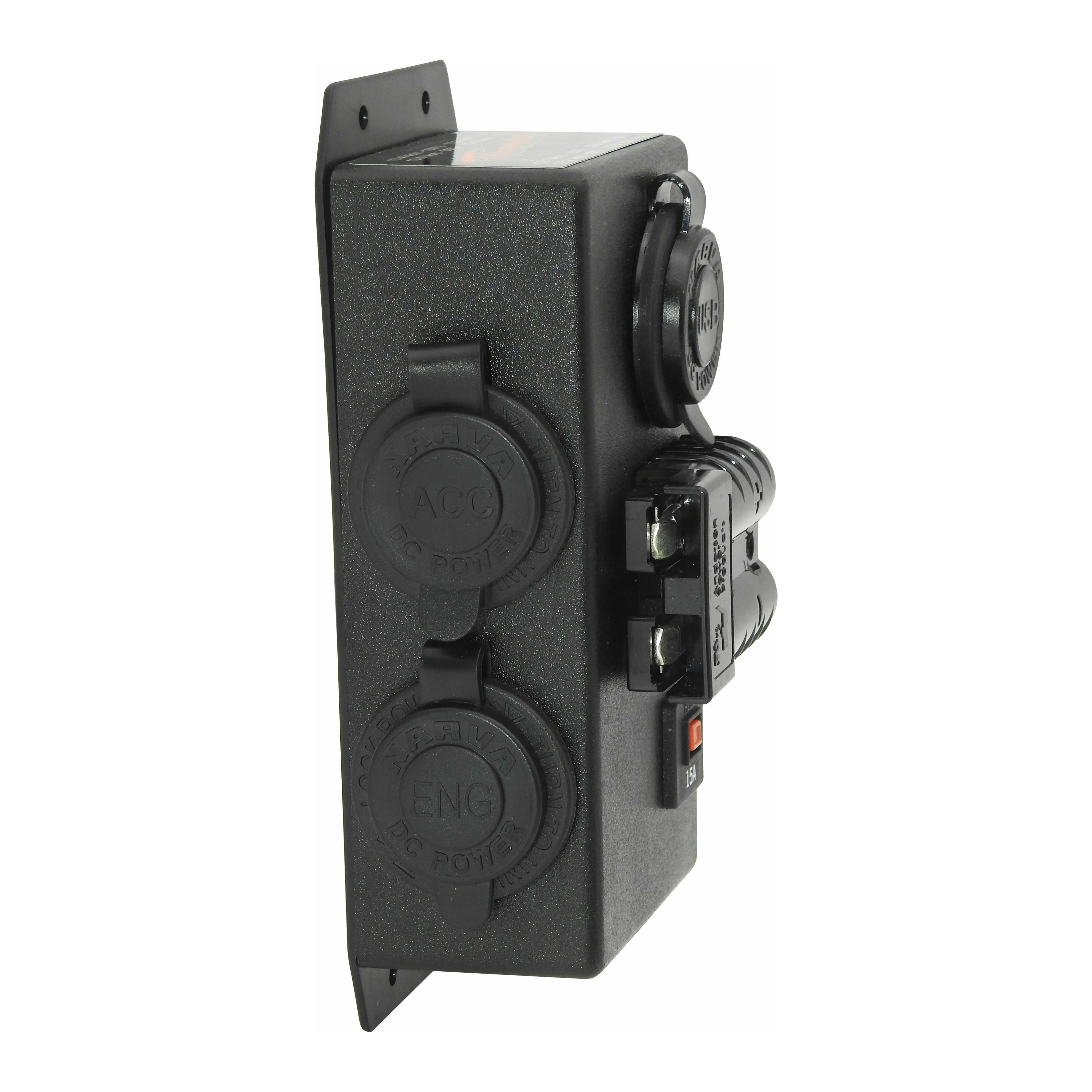 12 Volt Control Box Left - Dual USB + Cigarette + Engel + 50Amp Anderson #76 - Image 3