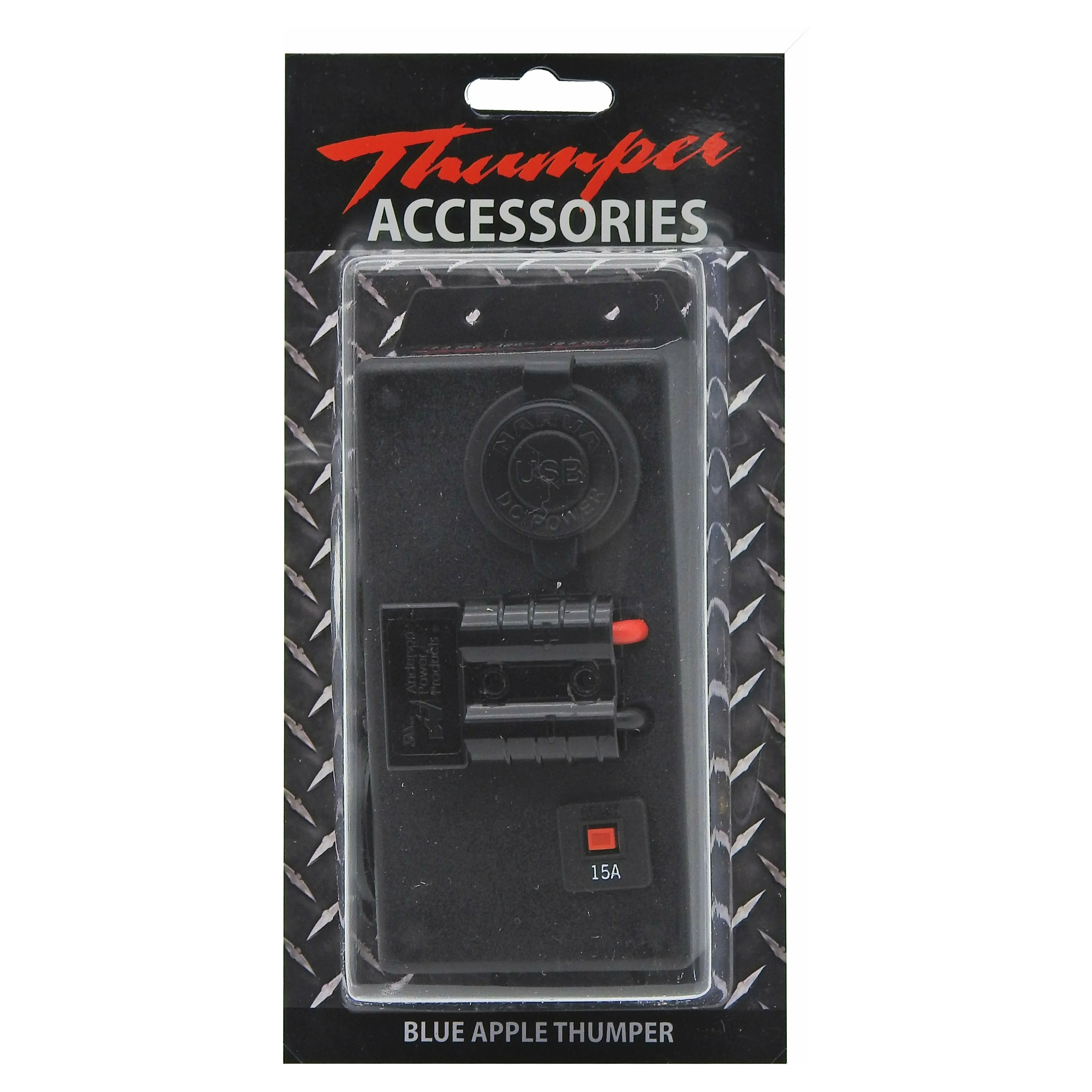 12 Volt Control Box - Left DUAL USB + Cigarette + Merit + 50Amp Anderson #78 - Image 2