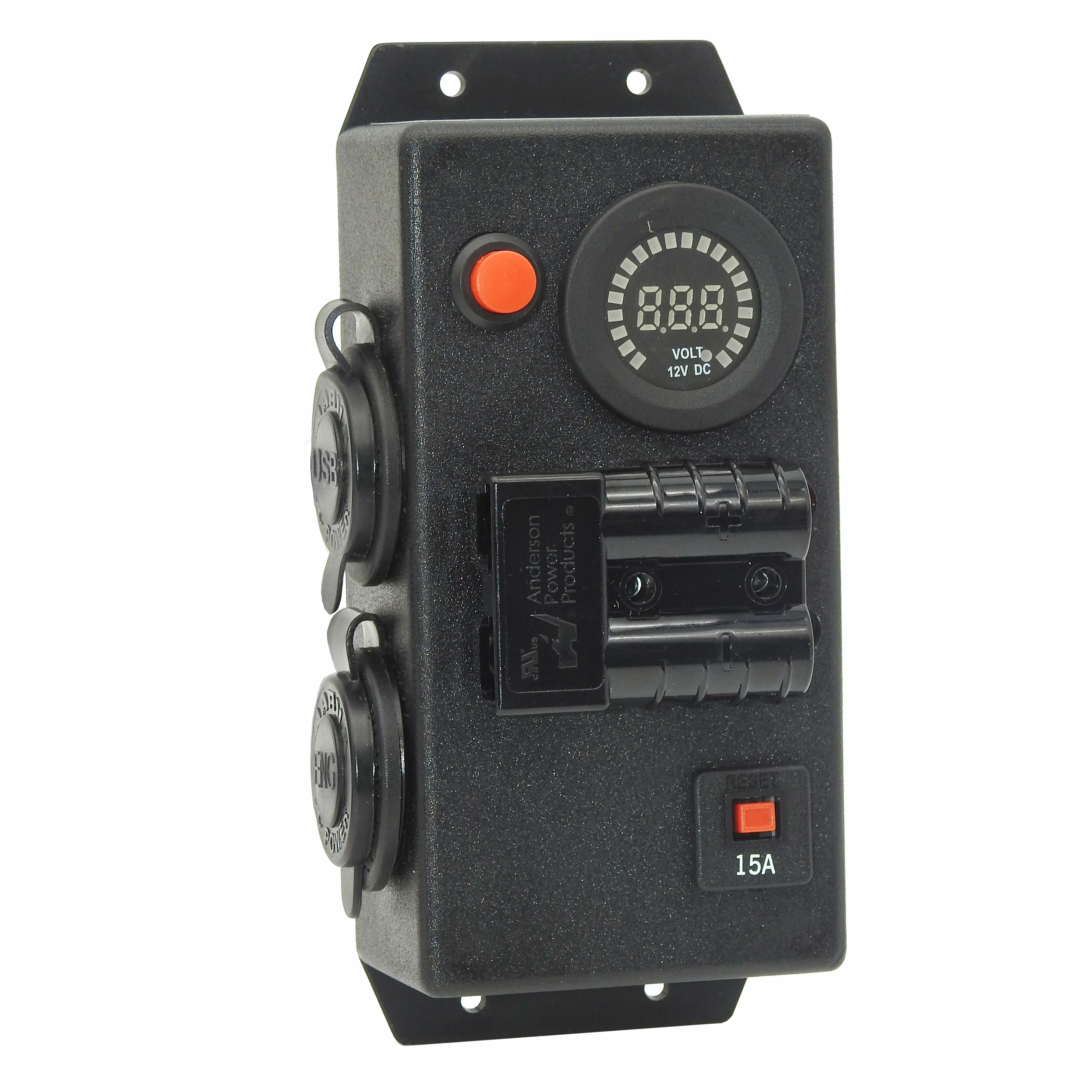 12 Volt Control Box VOLT - Left mount - Engel + Dual USB + 50Amp Anderson #68
