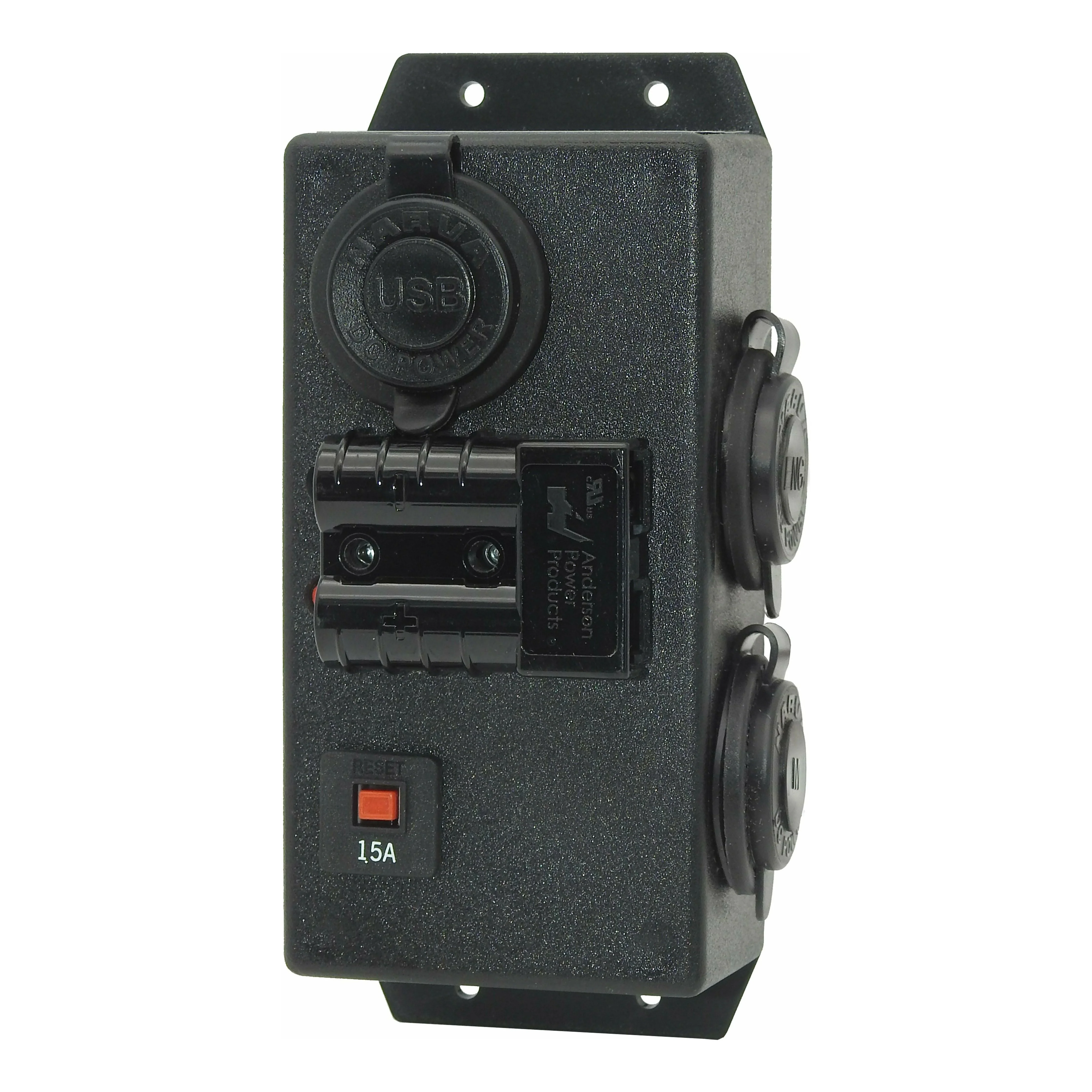 12 Volt Volt Control Box - RIGHT - DUAL USB + Engel + Merit + 50Amp Anderson #81