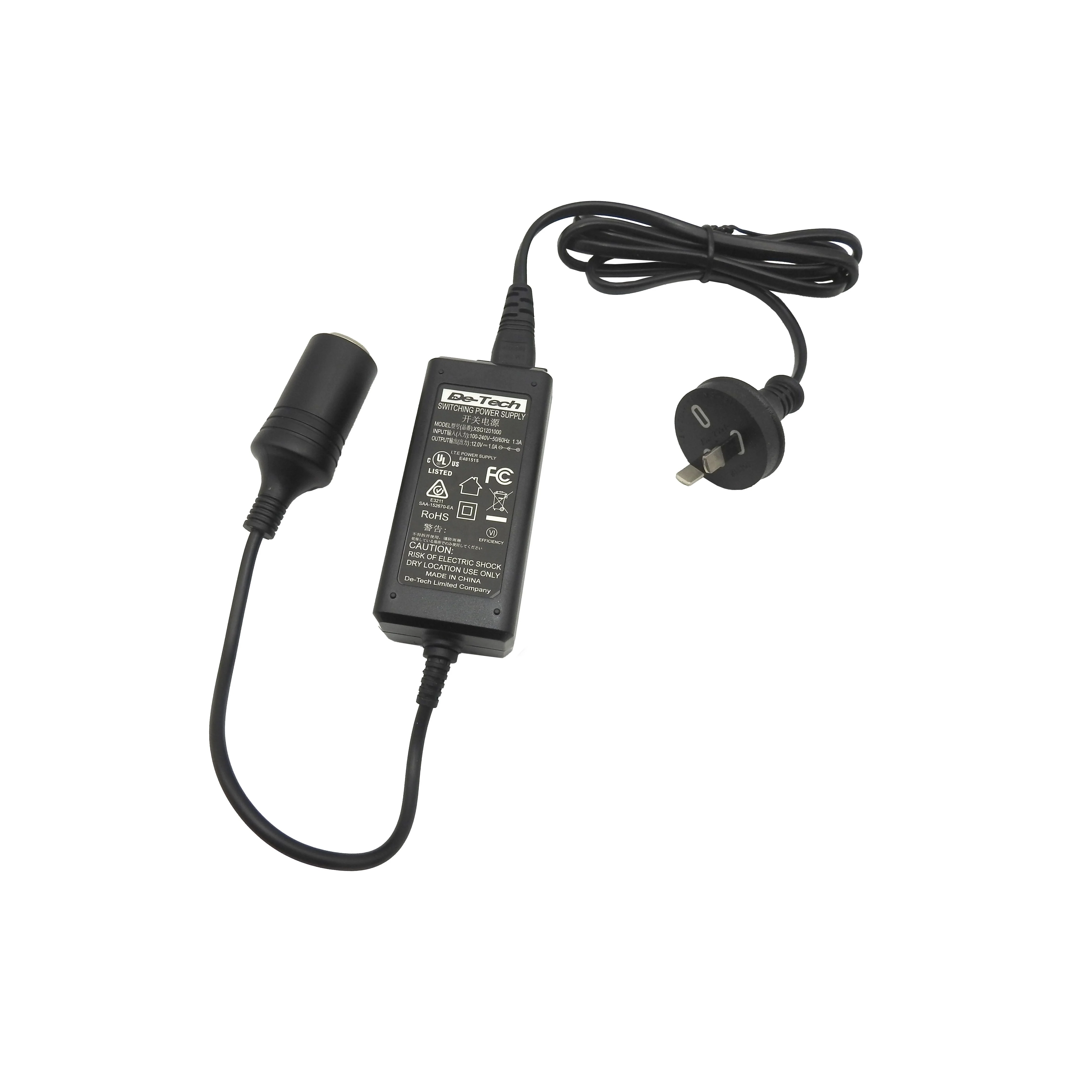 DE-Tech 12V DC 1A Power Supply Transformer | 1A