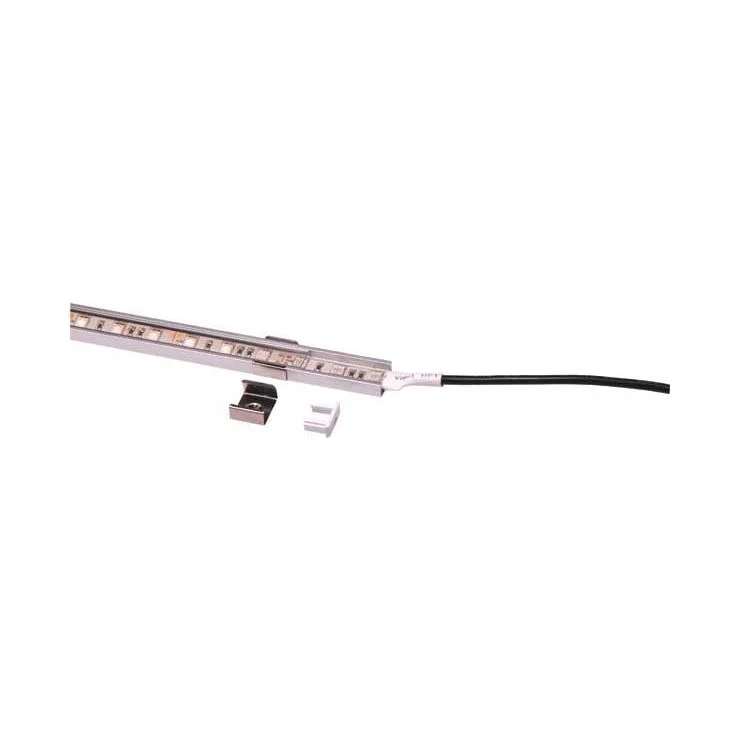 1m Aluminium LED Lighting Channel Non-Defused *WARM WHITE* | HISLND1000WW