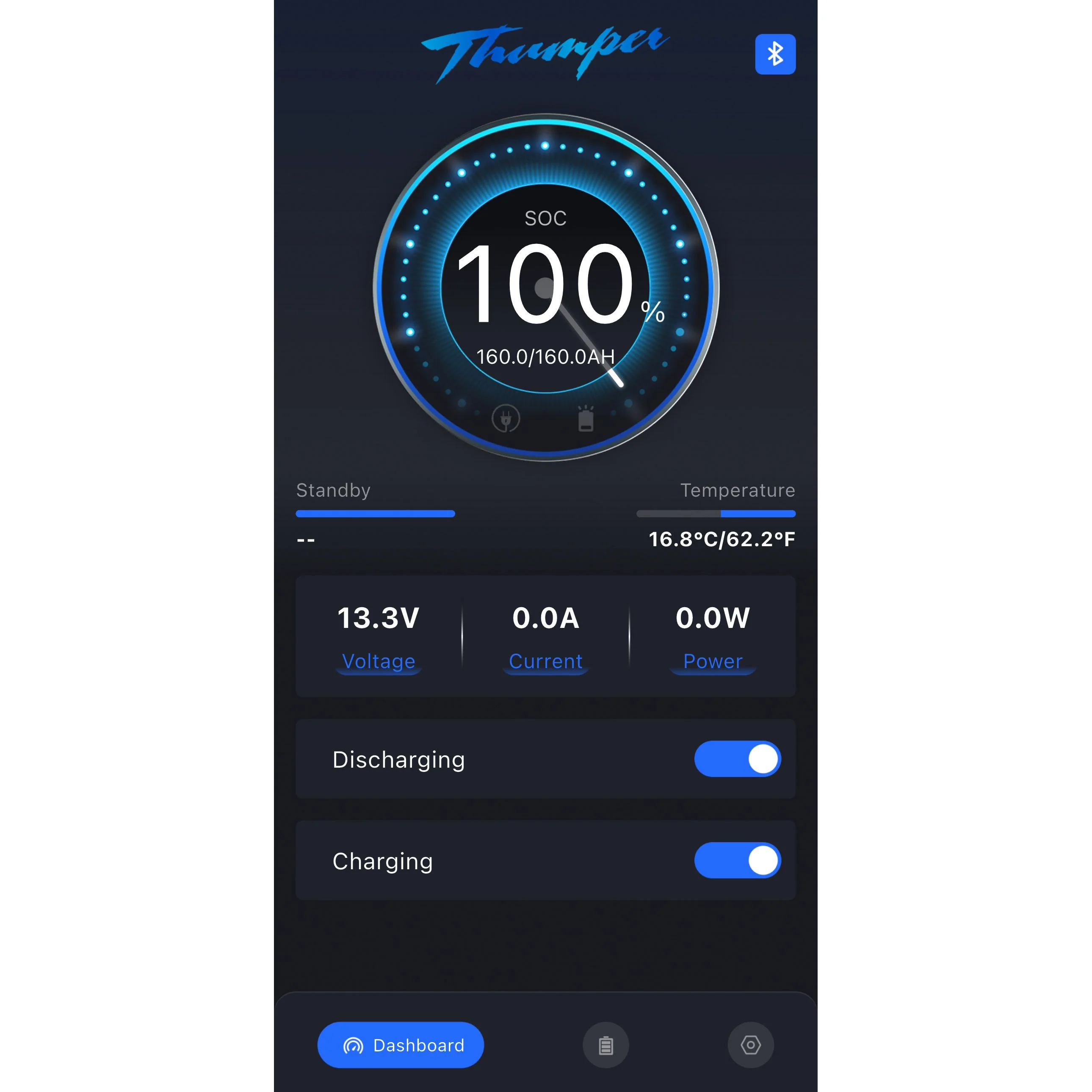 Twin Pack Thumper Lithium 160 AH Bluetooth LiFePO4 Battery | 300 Amp combined discharge TL-160BT - Image 9