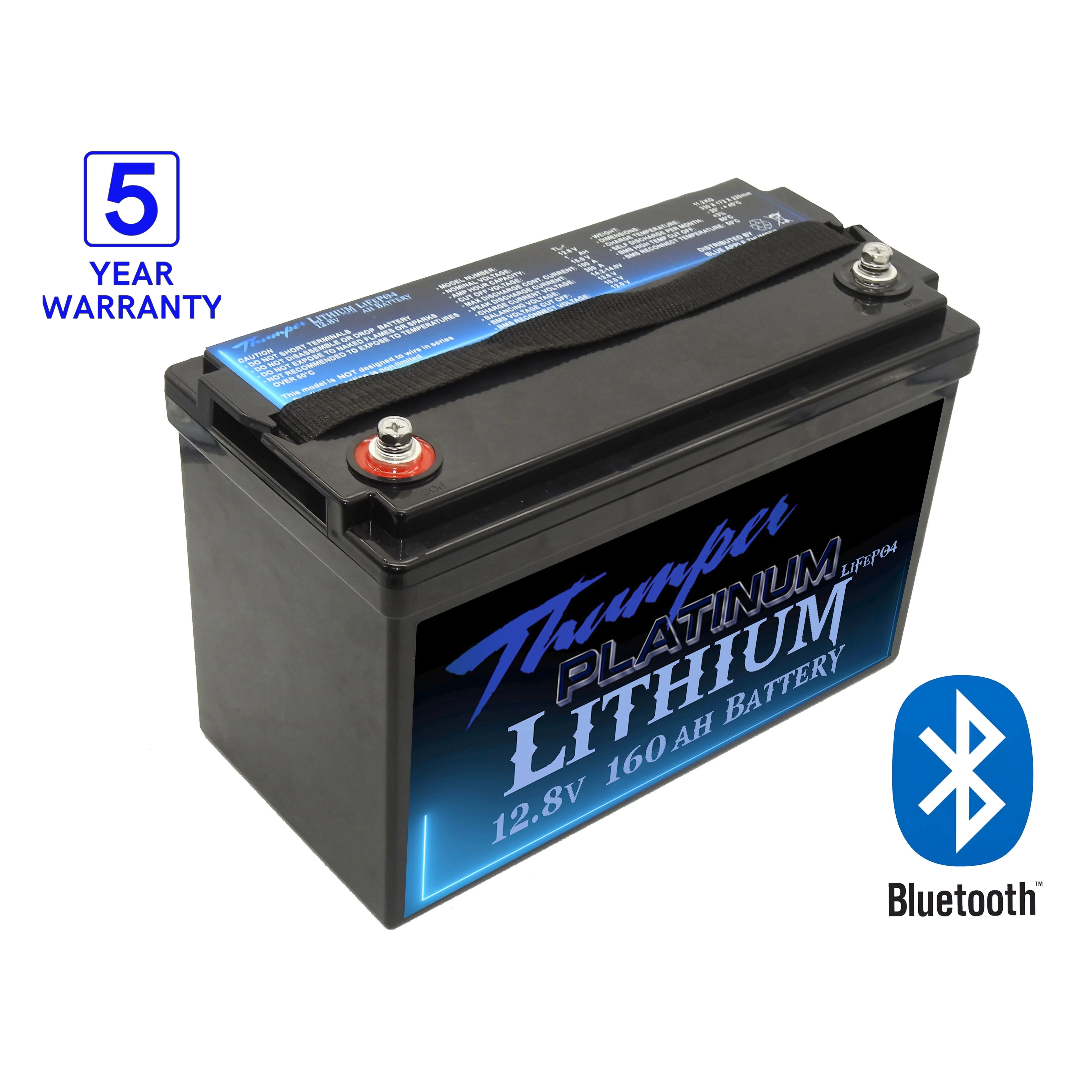 2 x Thumper Lithium 160 AH Platinum LiFePO4 batteries & 2 x Storage boxes - Image 4
