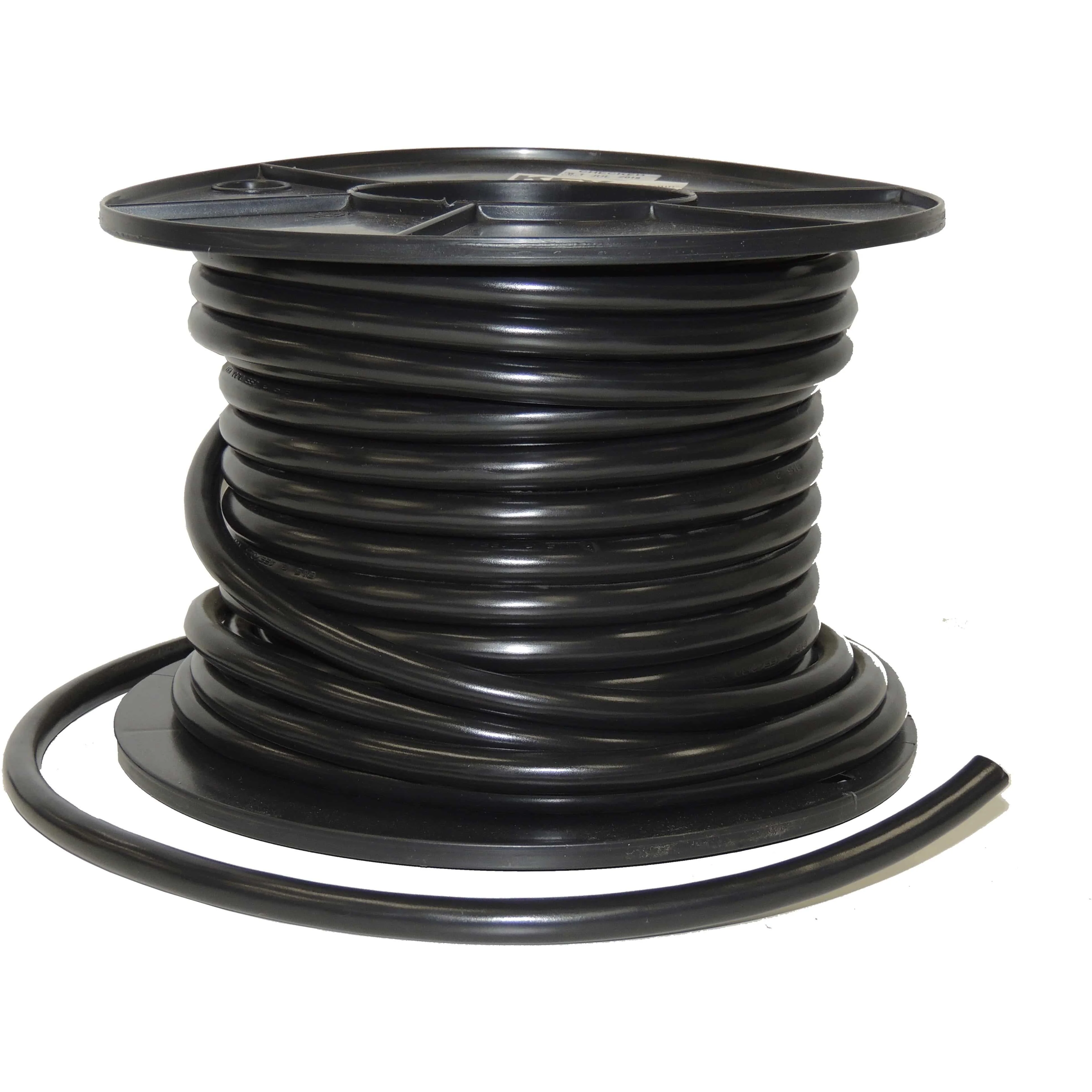 32mm 2B&S / 2AWG SINGLE Automotive cable - BLACK - rated to 190Amps continuous