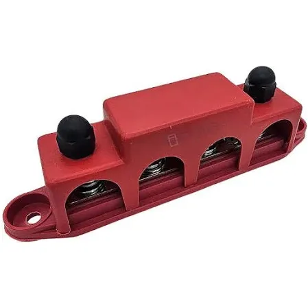 4 way Bus Bar Power Distribution Block 150A Positive or Negative
