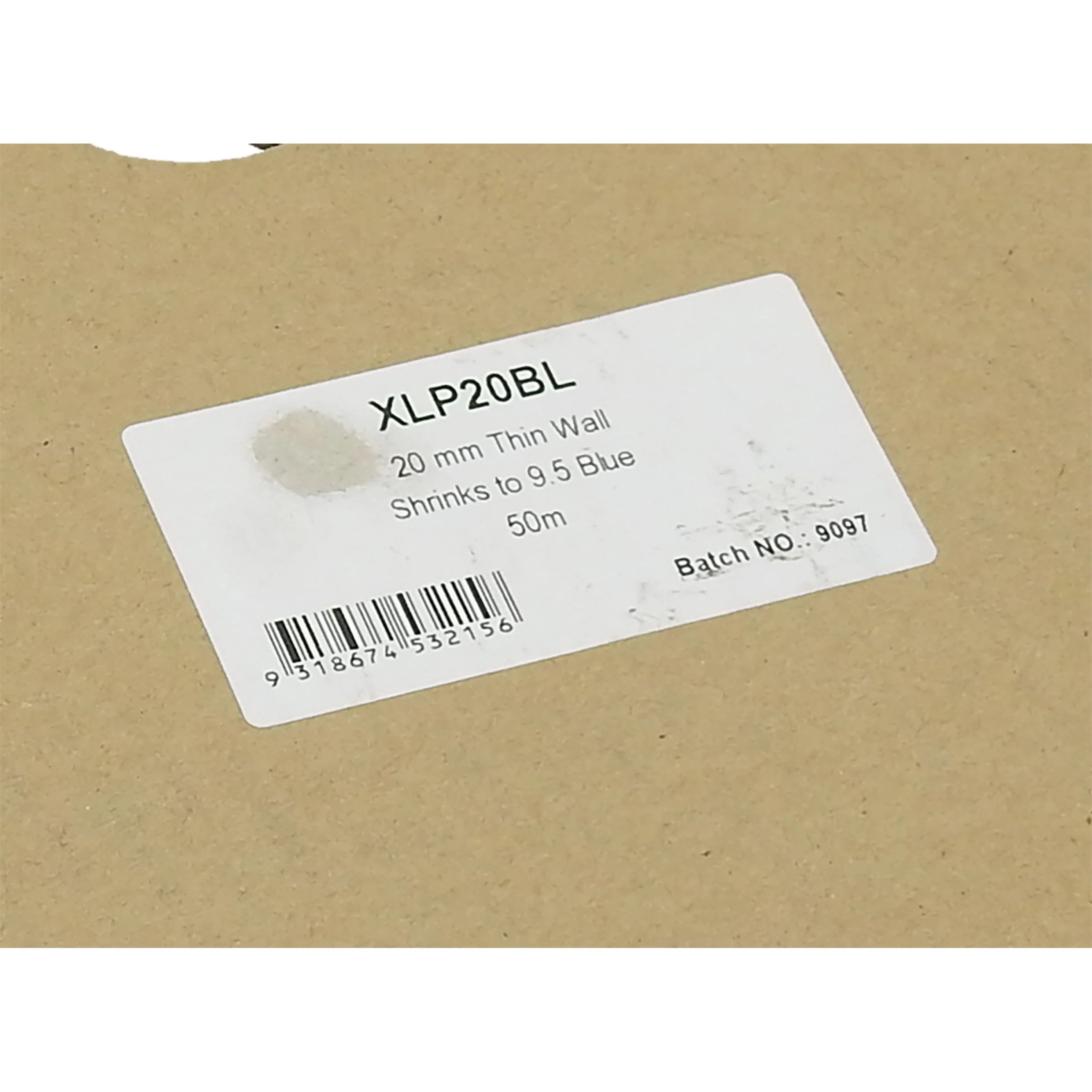 45-50mt roll 20mm BLUE Heat shrink tubing for cable | XLP20B - Image 2