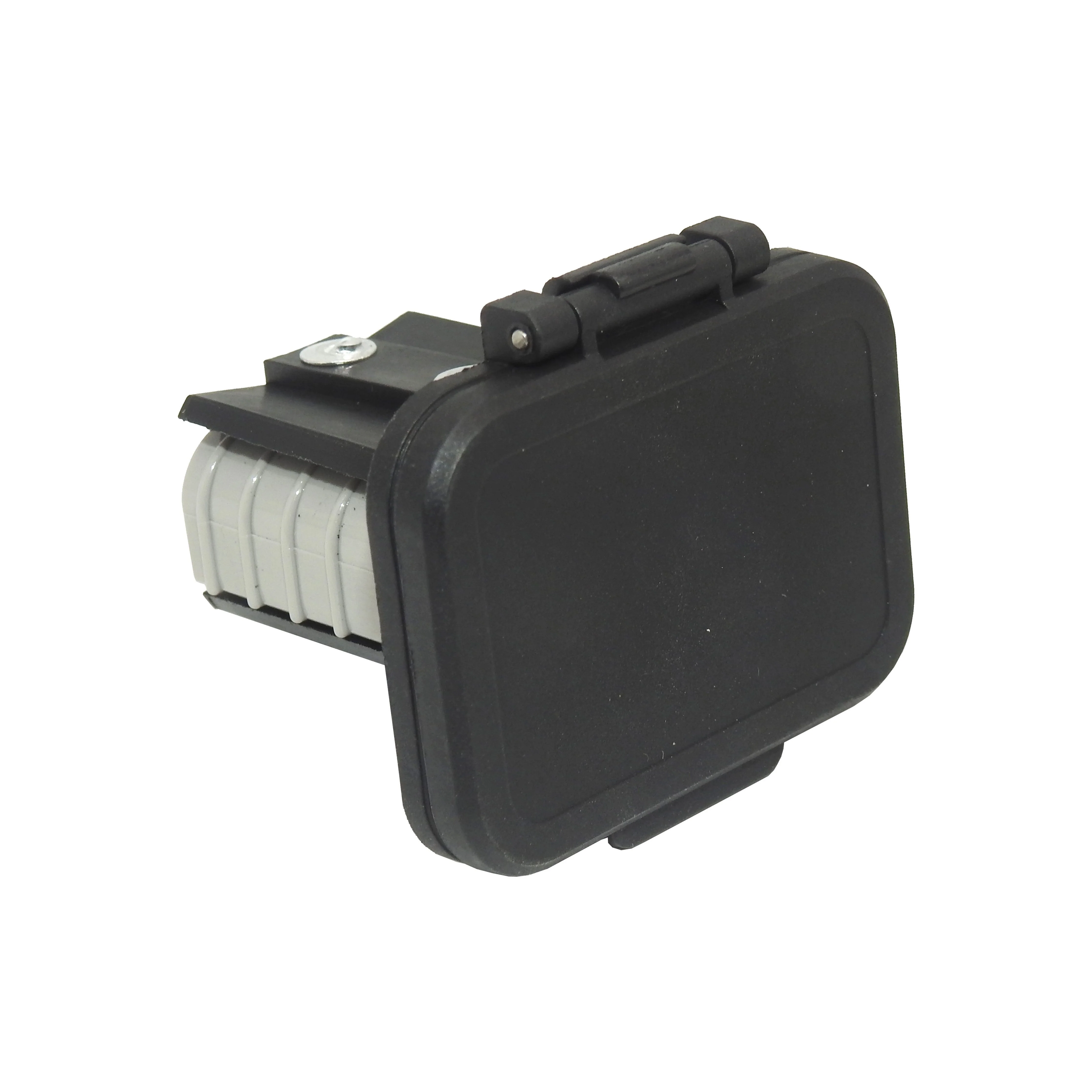 50 Amp Anderson Flush mount holder with flip lid - Includes 50 Amp Anderson style connector | 50ML-BLK-A - Image 5