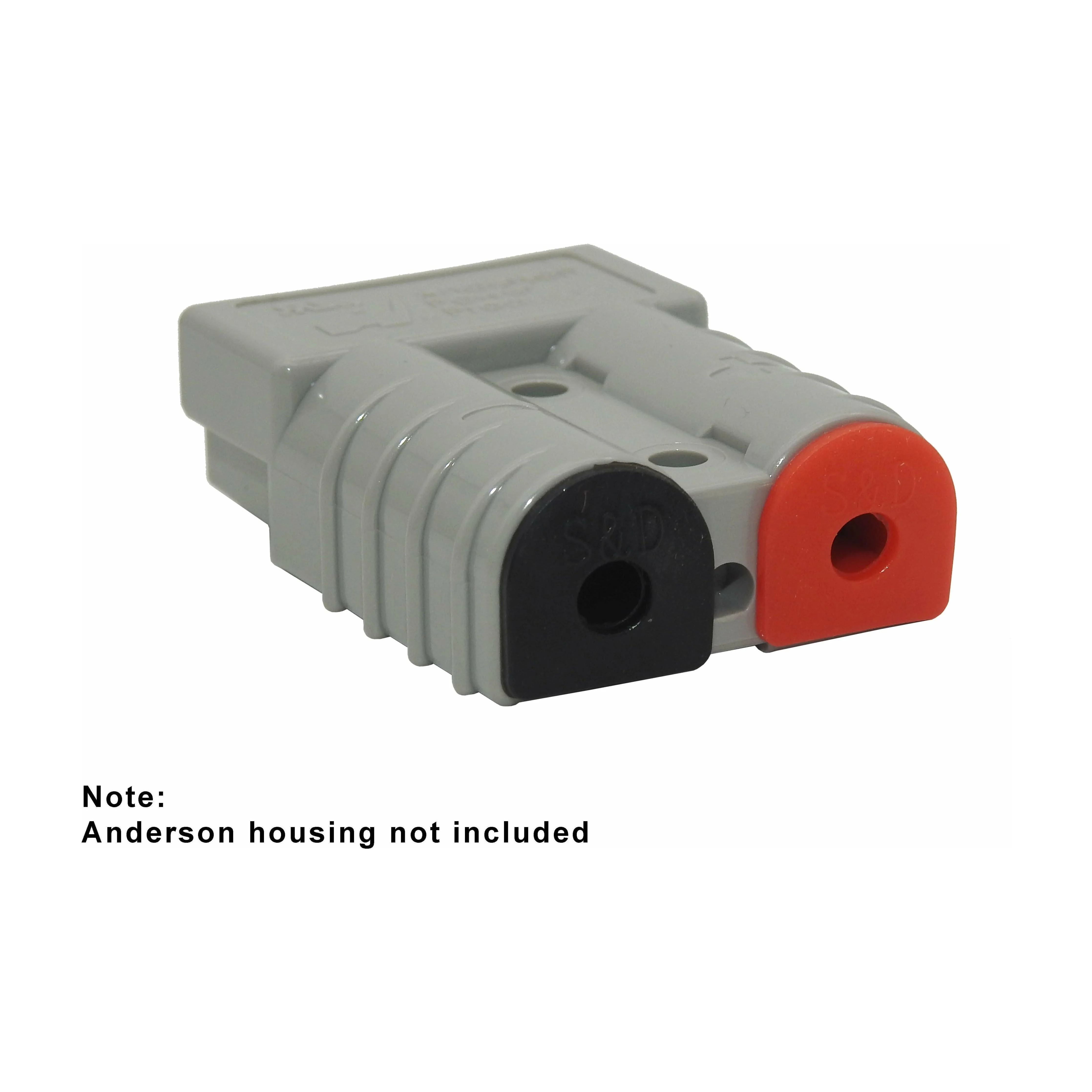 50 Amp Anderson Terminal Cap cover plug | Red & Black cable boot | 1 x Pair APLH50 - Image 2