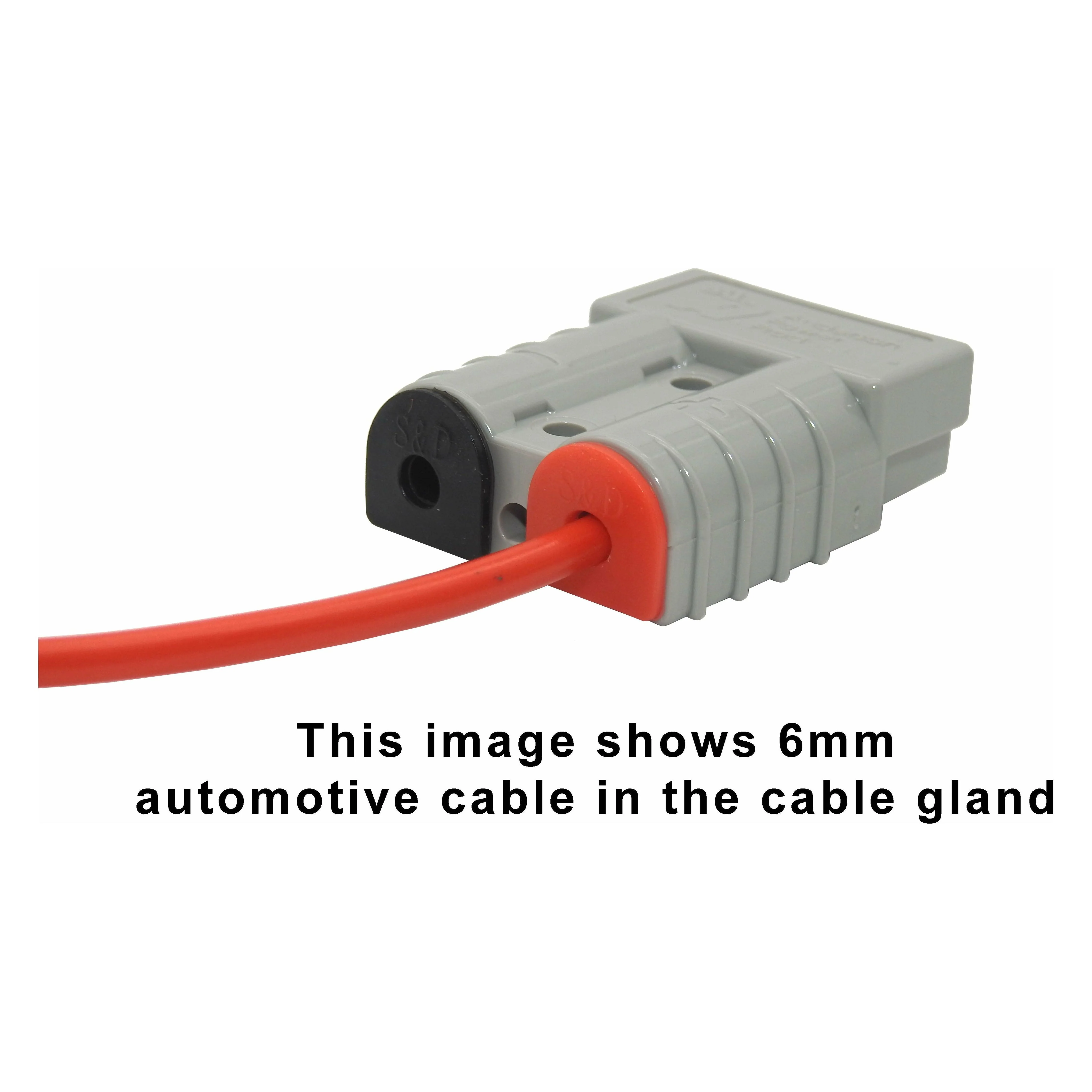 50 Amp Anderson Terminal Cap cover plug | Red & Black cable boot | 1 x Pair APLH50 - Image 4