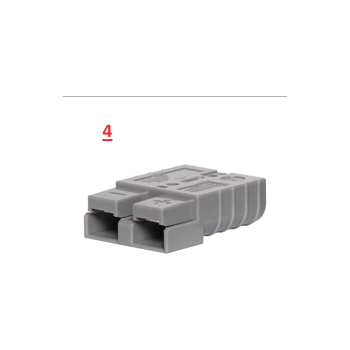 50Amp Grey Anderson *NON-GENUINE* | 50AND-NG - Image 4