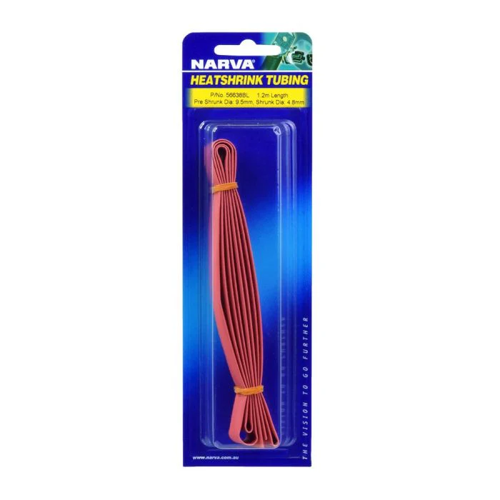 Narva 9.5mm Red Heatshrink (1.2M) | 56638BL