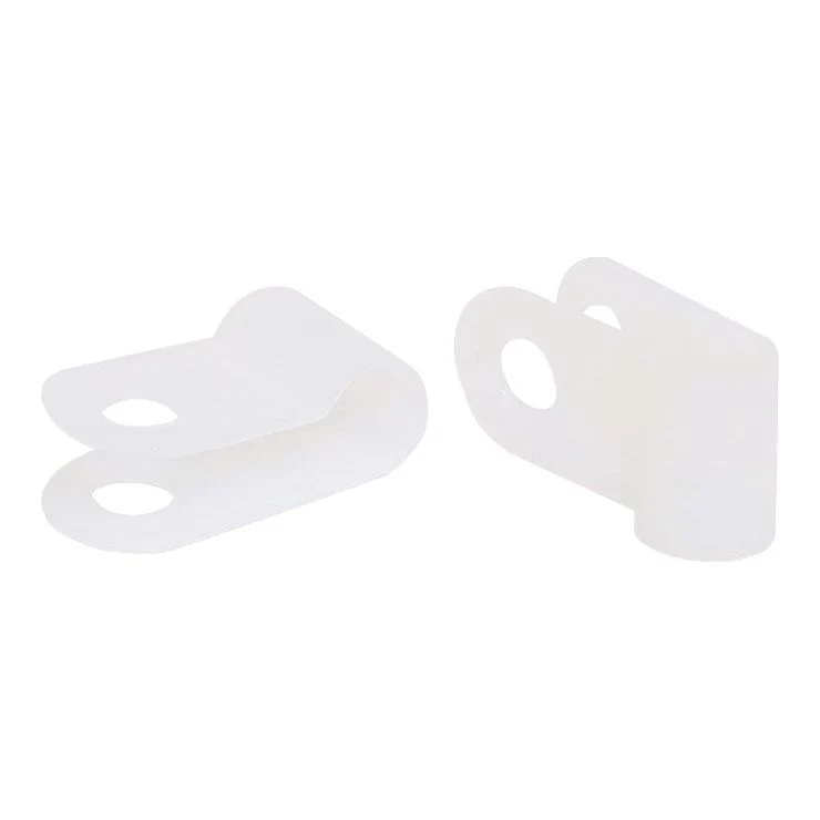 5mm P-Clip Cable Clamp (White) Pk 10 | H4201A