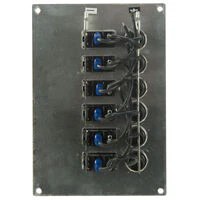 6 Gang Vertical Switch Panel Marine Boating | 3130 - Image 2