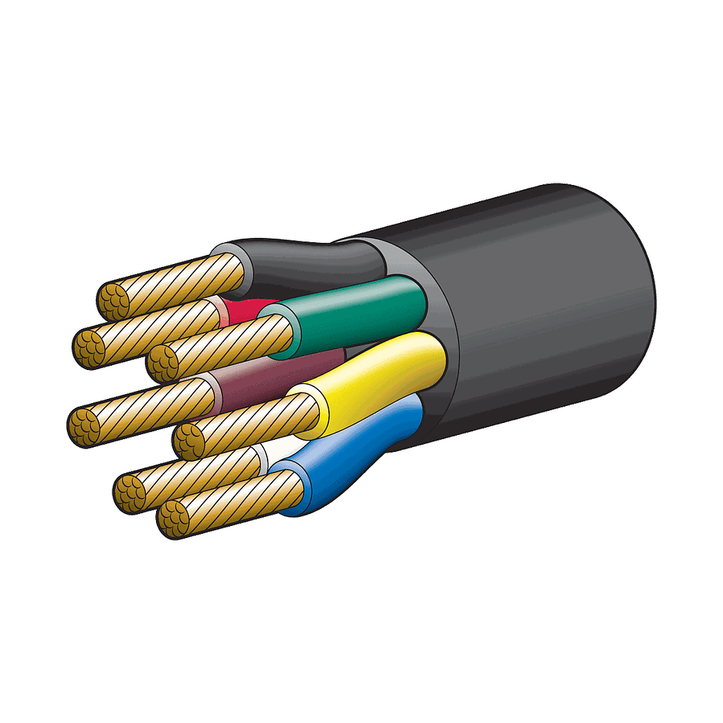 7 core automotive cable 3mm gauge | 10 Amps max per core Trailer Wire