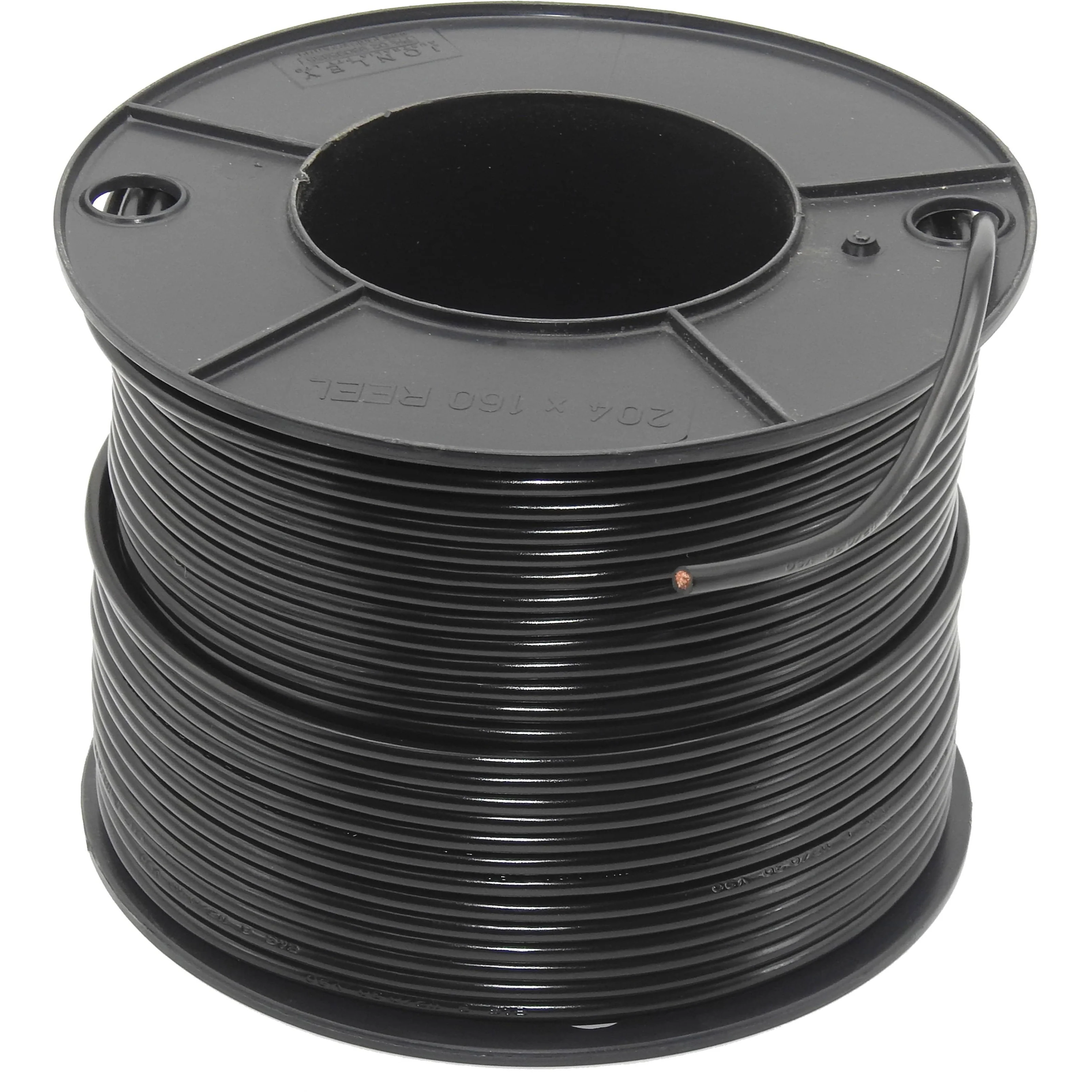 8mm SINGLE Automotive cable - BLACK - rated to 75Amps