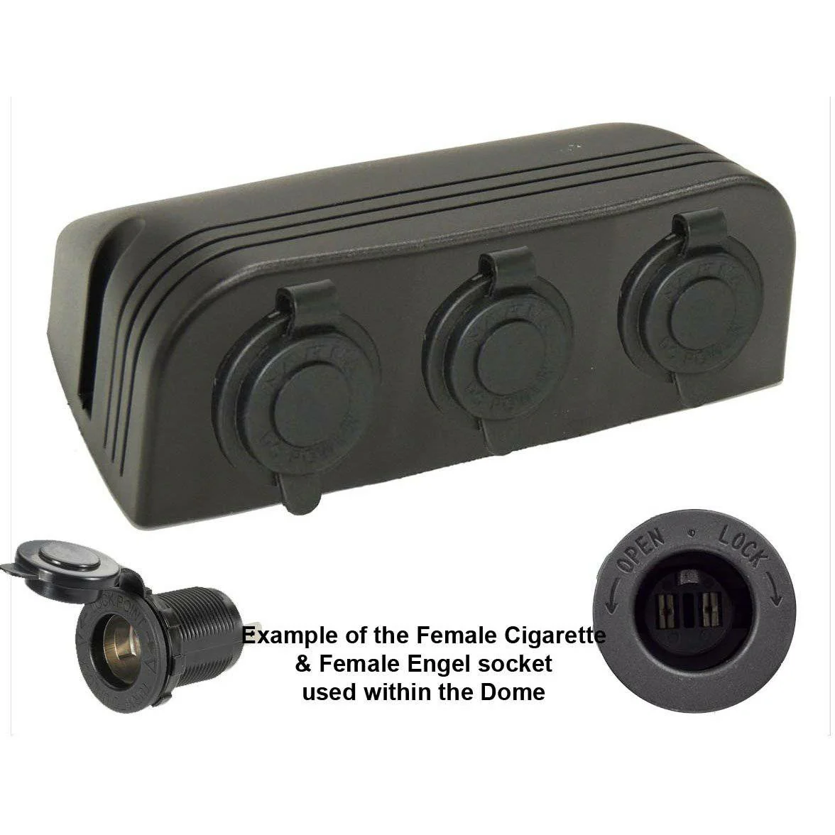 Accessory Dome - 3 gang - Cig / Merit / Engel / USB / Volt - Image 21