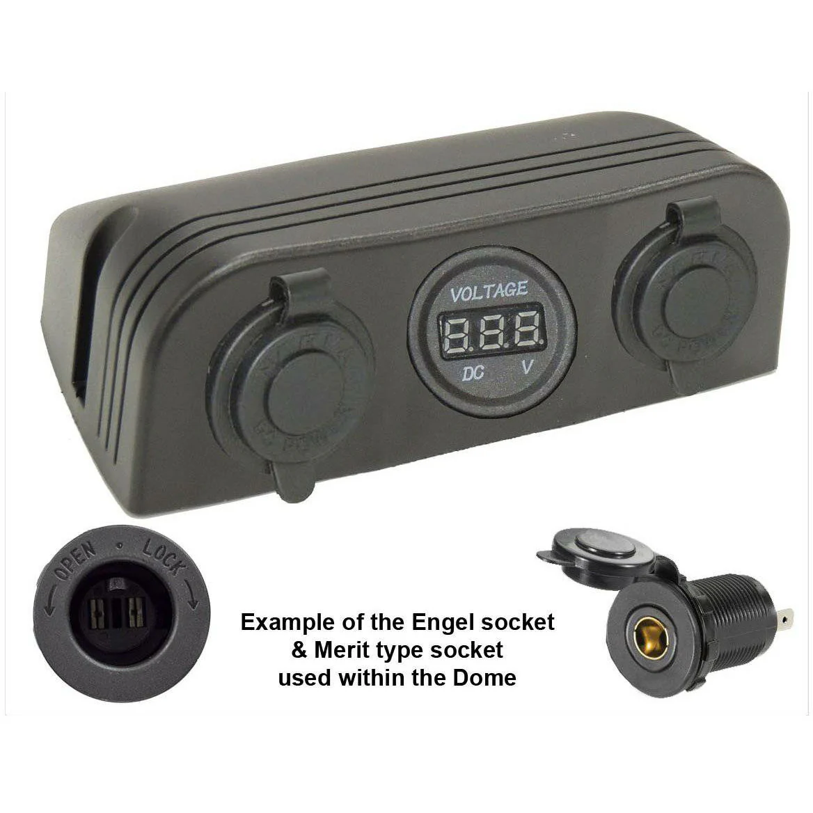 Accessory Dome - 3 gang - Cig / Merit / Engel / USB / Volt - Image 29