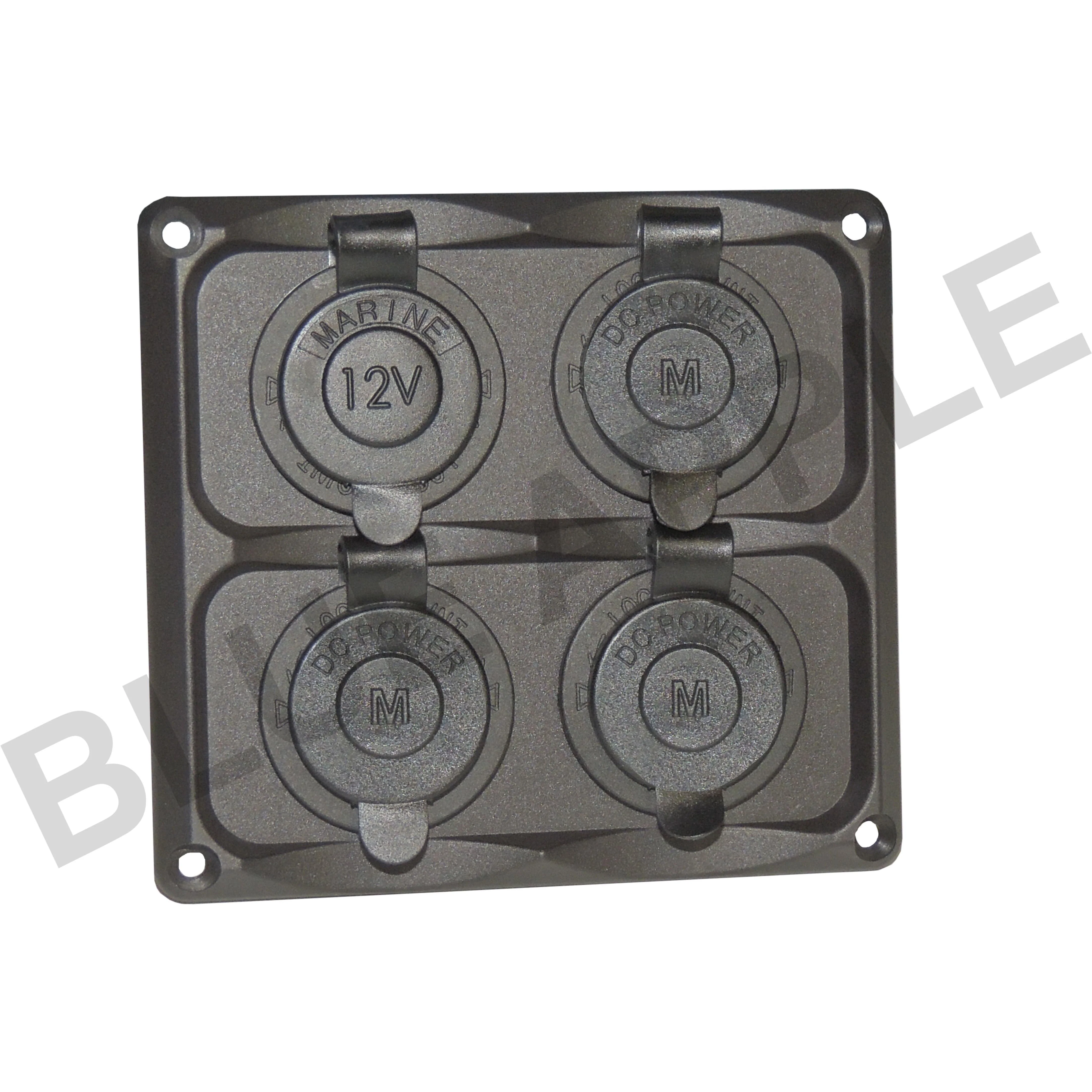 Accessory Plate - 4 gang - Cig / Merit / Engel / USB / Volt - Image 10