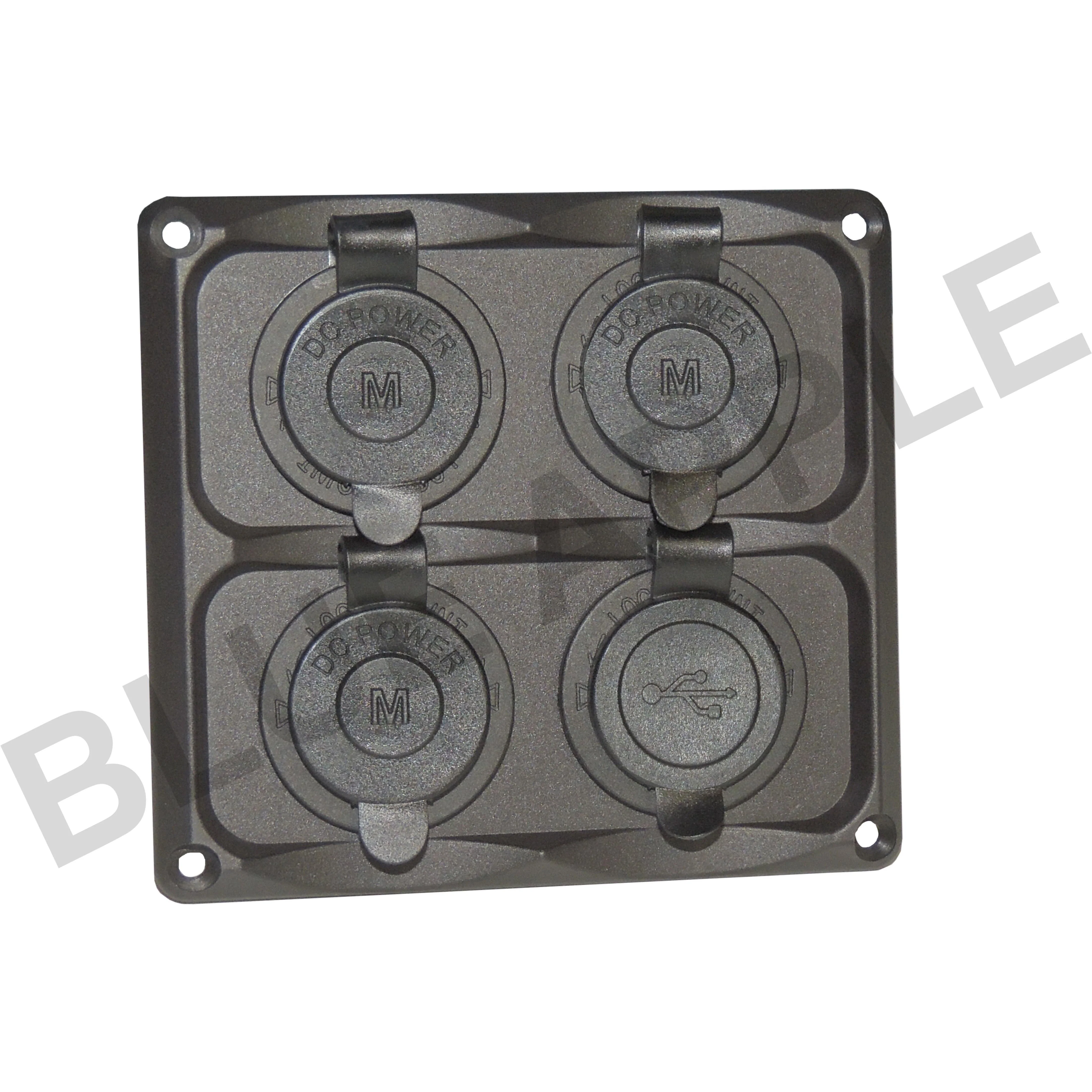 Accessory Plate - 4 gang - Cig / Merit / Engel / USB / Volt - Image 11