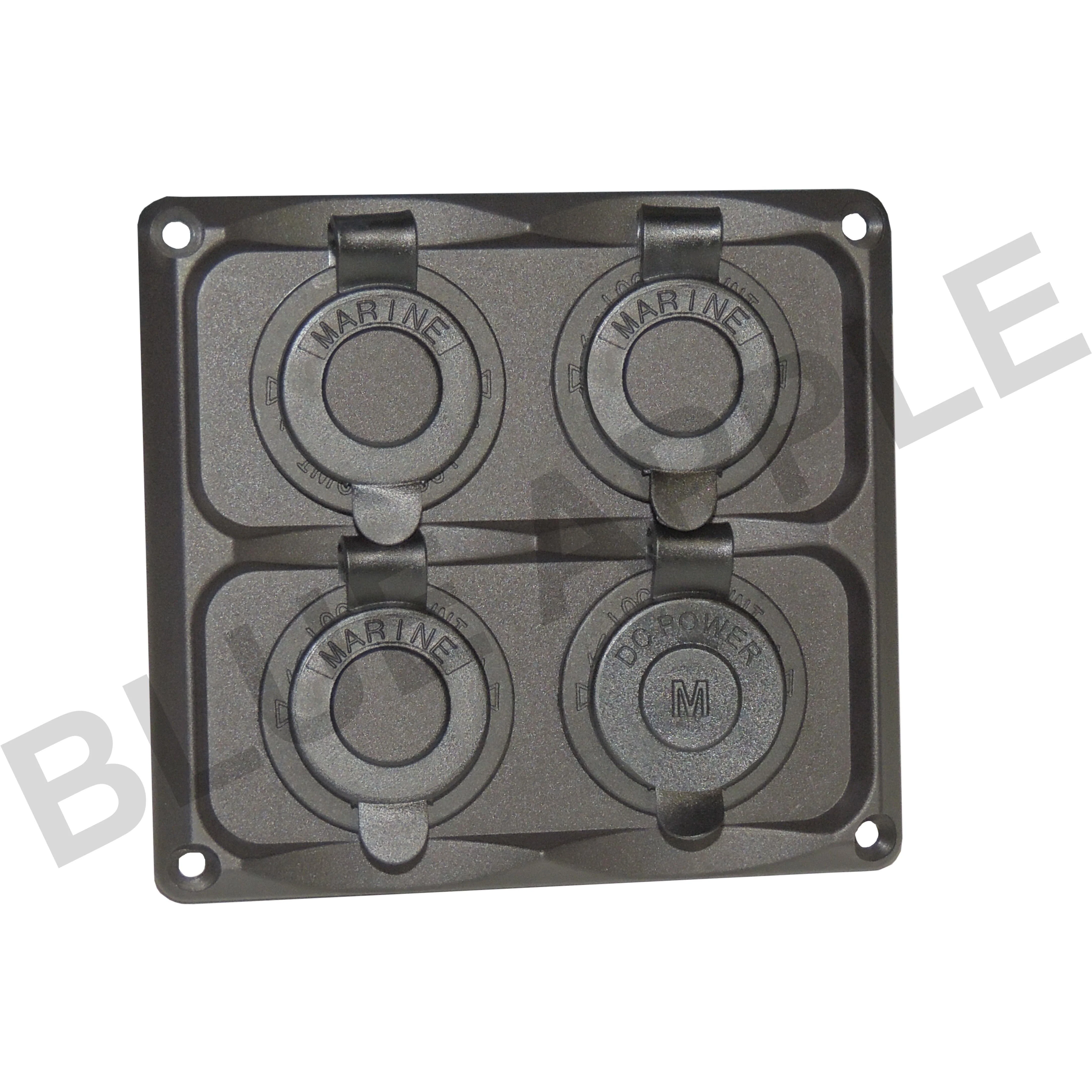 Accessory Plate - 4 gang - Cig / Merit / Engel / USB / Volt - Image 17