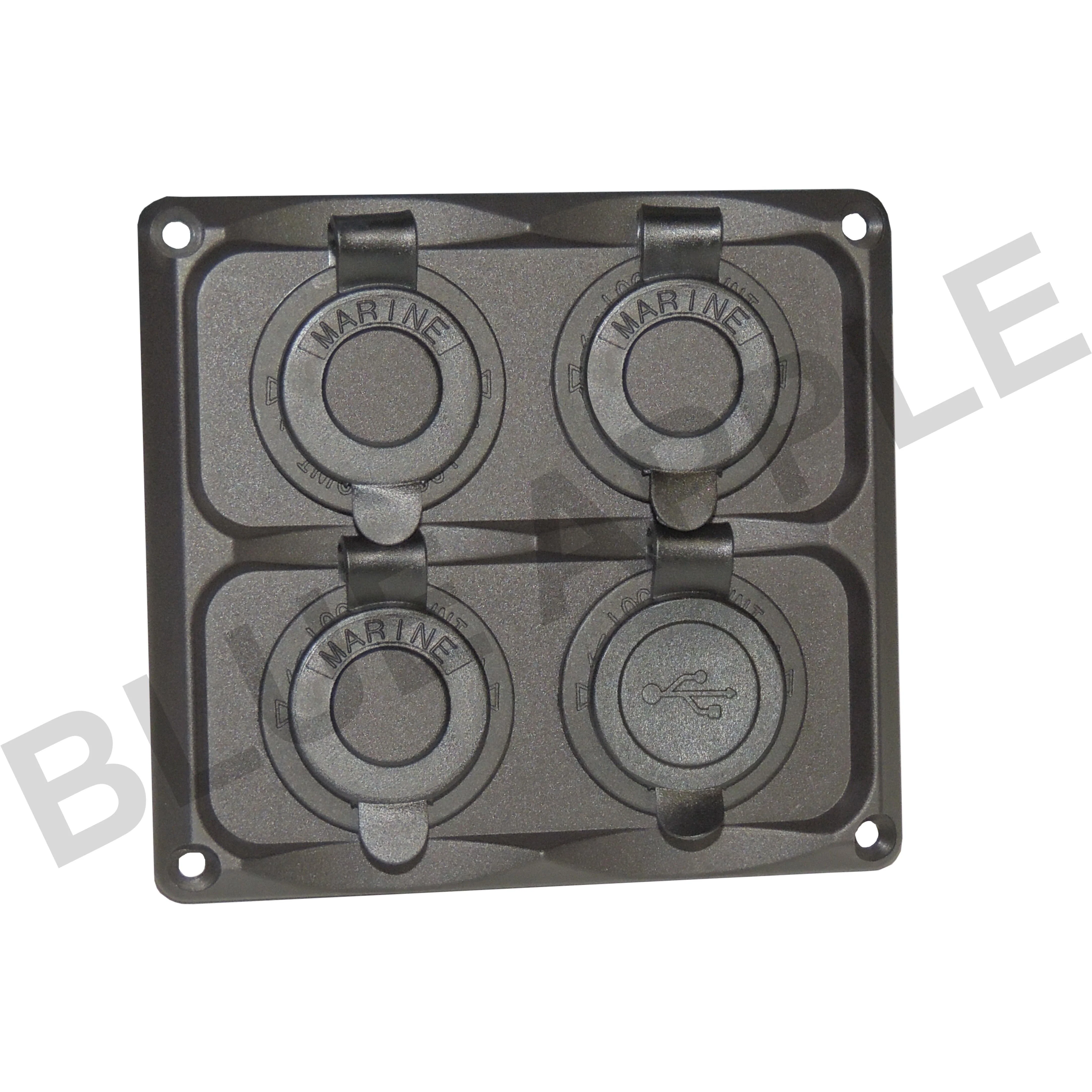 Accessory Plate - 4 gang - Cig / Merit / Engel / USB / Volt - Image 19