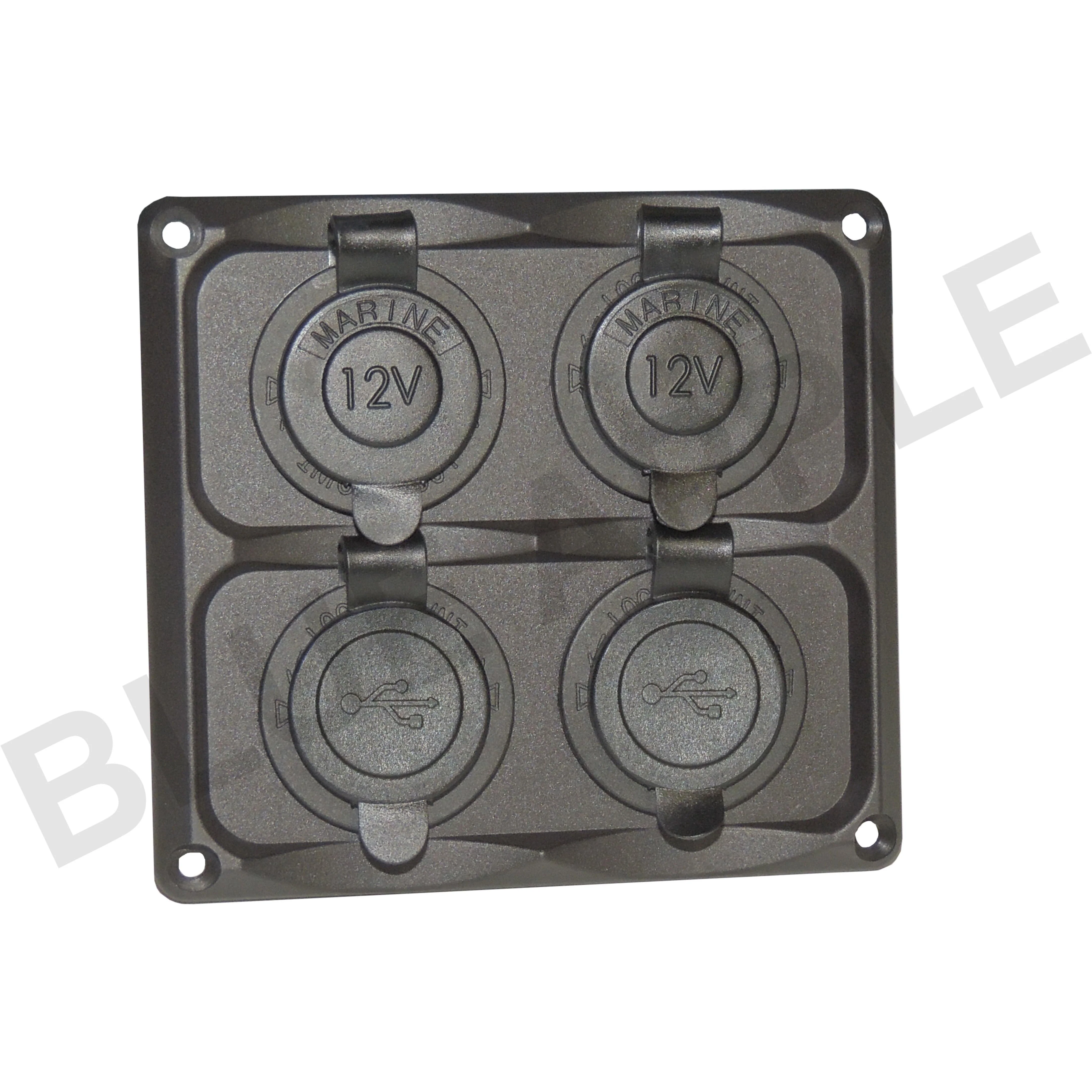Accessory Plate - 4 gang - Cig / Merit / Engel / USB / Volt - Image 21