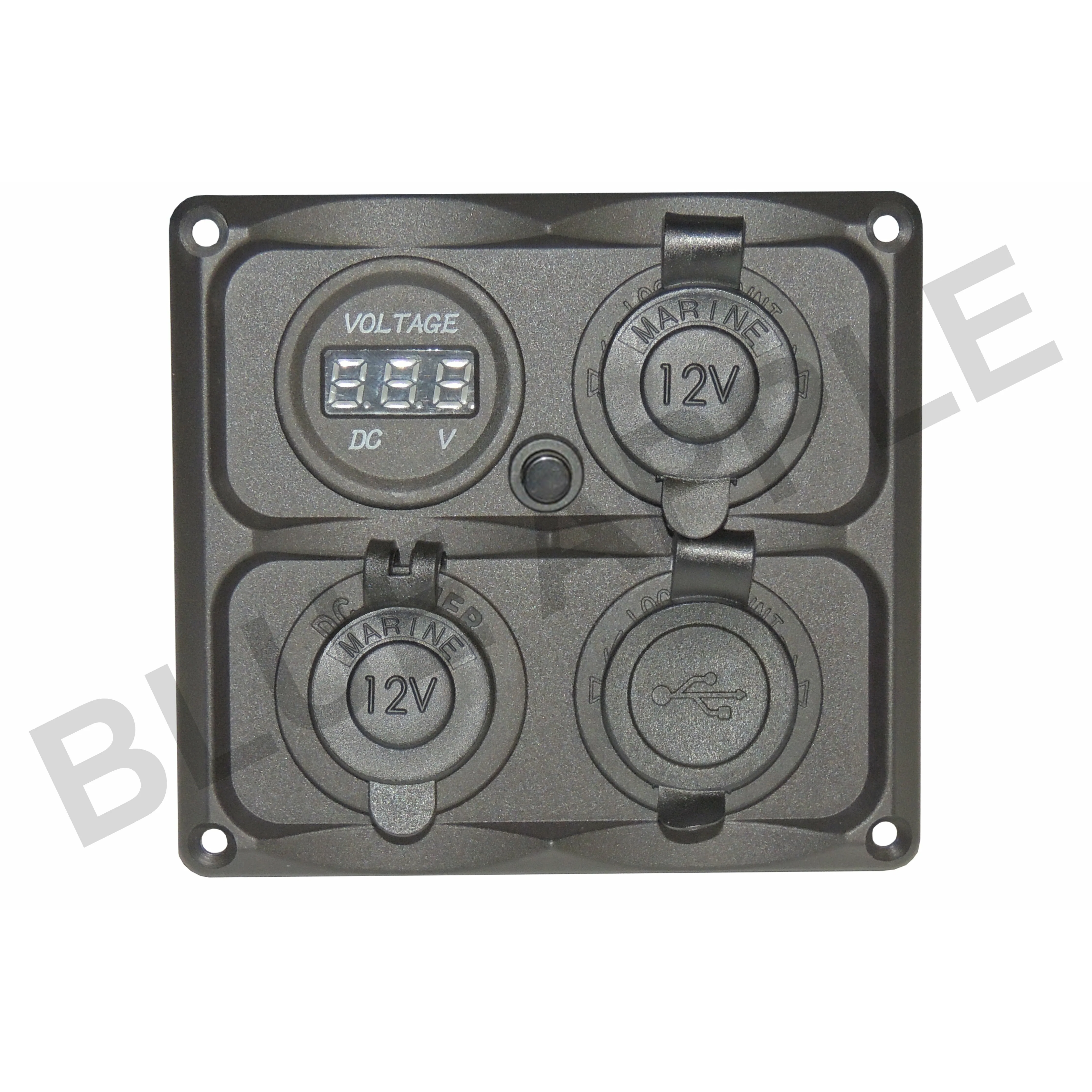 Accessory Plate - 4 gang - Cig / Merit / Engel / USB / Volt - Image 24