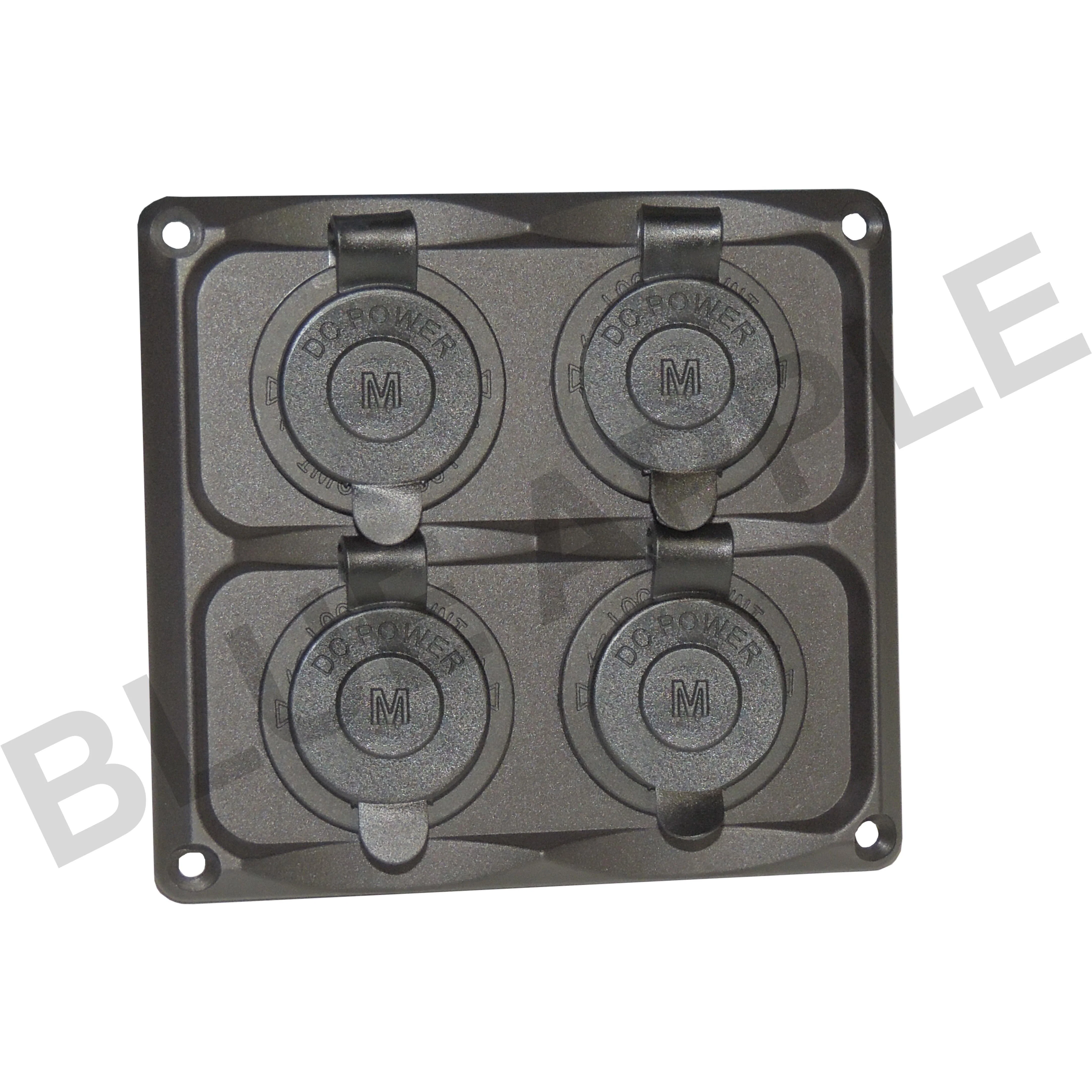 Accessory Plate - 4 gang - Cig / Merit / Engel / USB / Volt - Image 3
