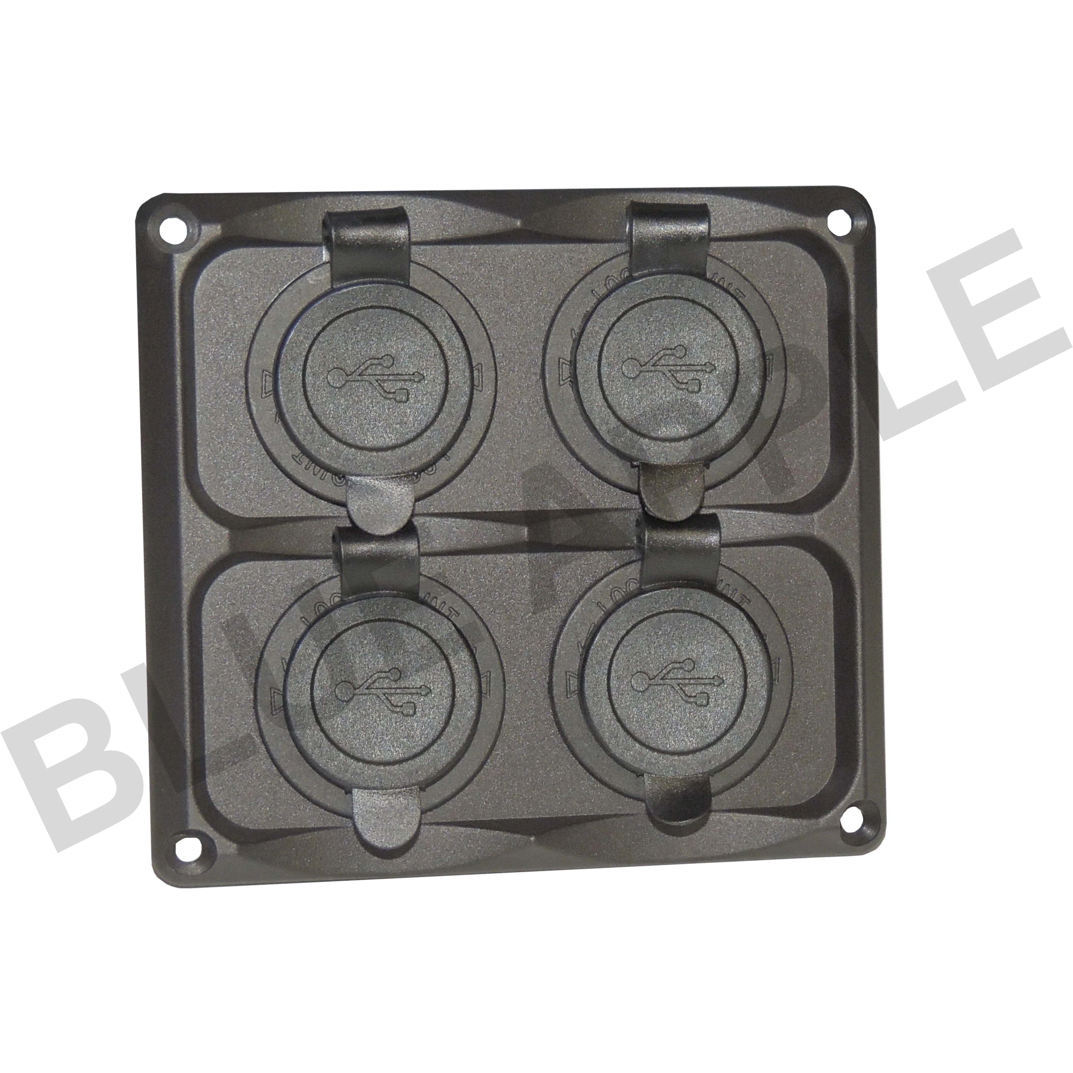 Accessory Plate - 4 gang - Cig / Merit / Engel / USB / Volt - Image 6