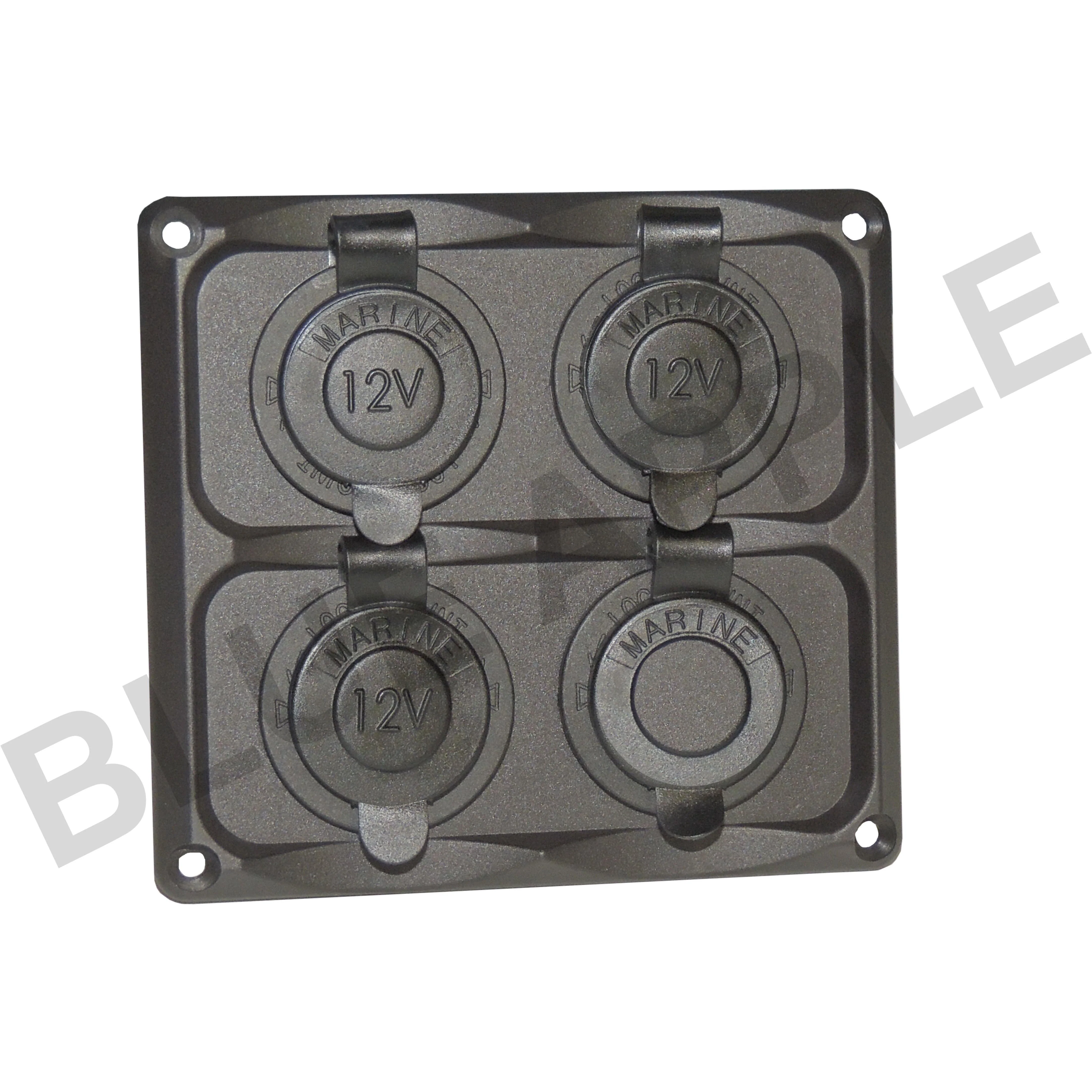 Accessory Plate - 4 gang - Cig / Merit / Engel / USB / Volt - Image 8