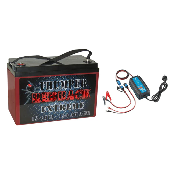 AGM Extreme Deep Cycle 120AH Battery Plus 10 Amp 240 Volt Battery Charger Options - Image 4