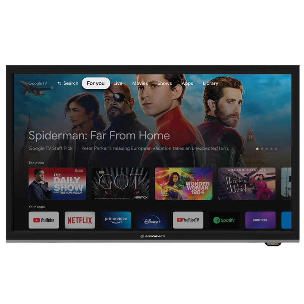 AUTOBACS 19 Inch FHD TV With, DVD & Bluetooth | SUN19BT