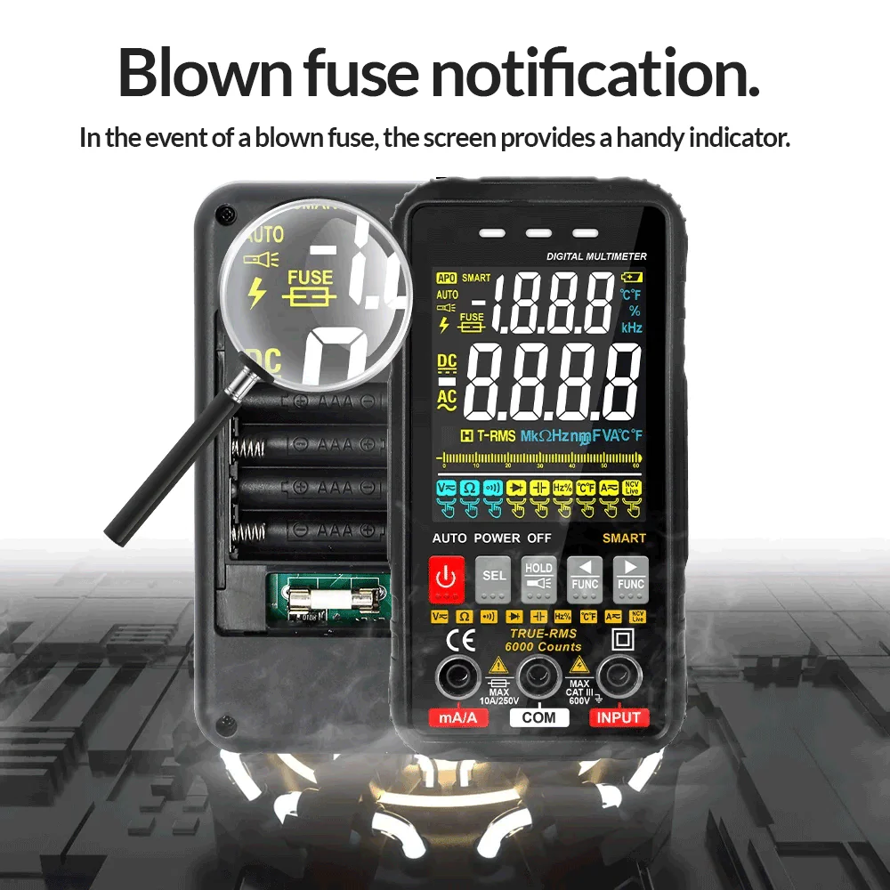 Autoranging True RMS Digital Multimeter with NCV - Image 4