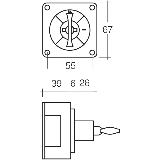 Battery Master Switch with Removable Key | 61078BL - Image 2