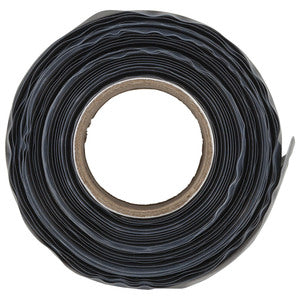 Black Self-Fusing Silicone Tape 25mm x 3m | T2964A