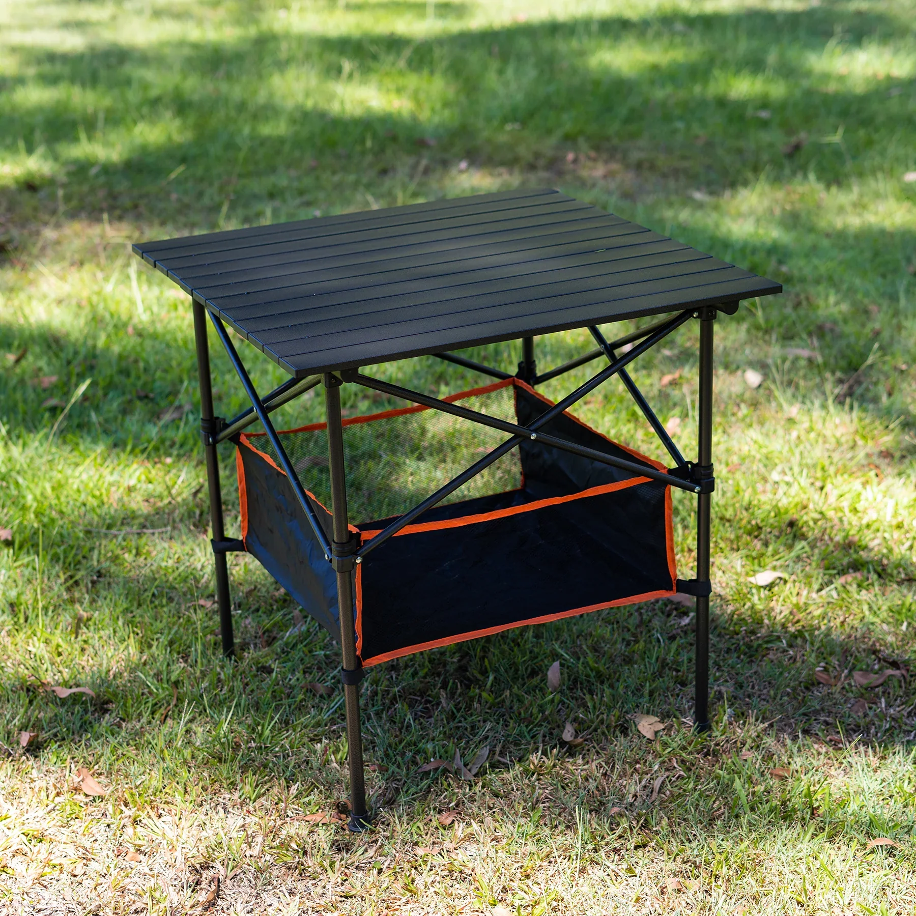 BOAB Roll up Camping Table with Basket - Image 3