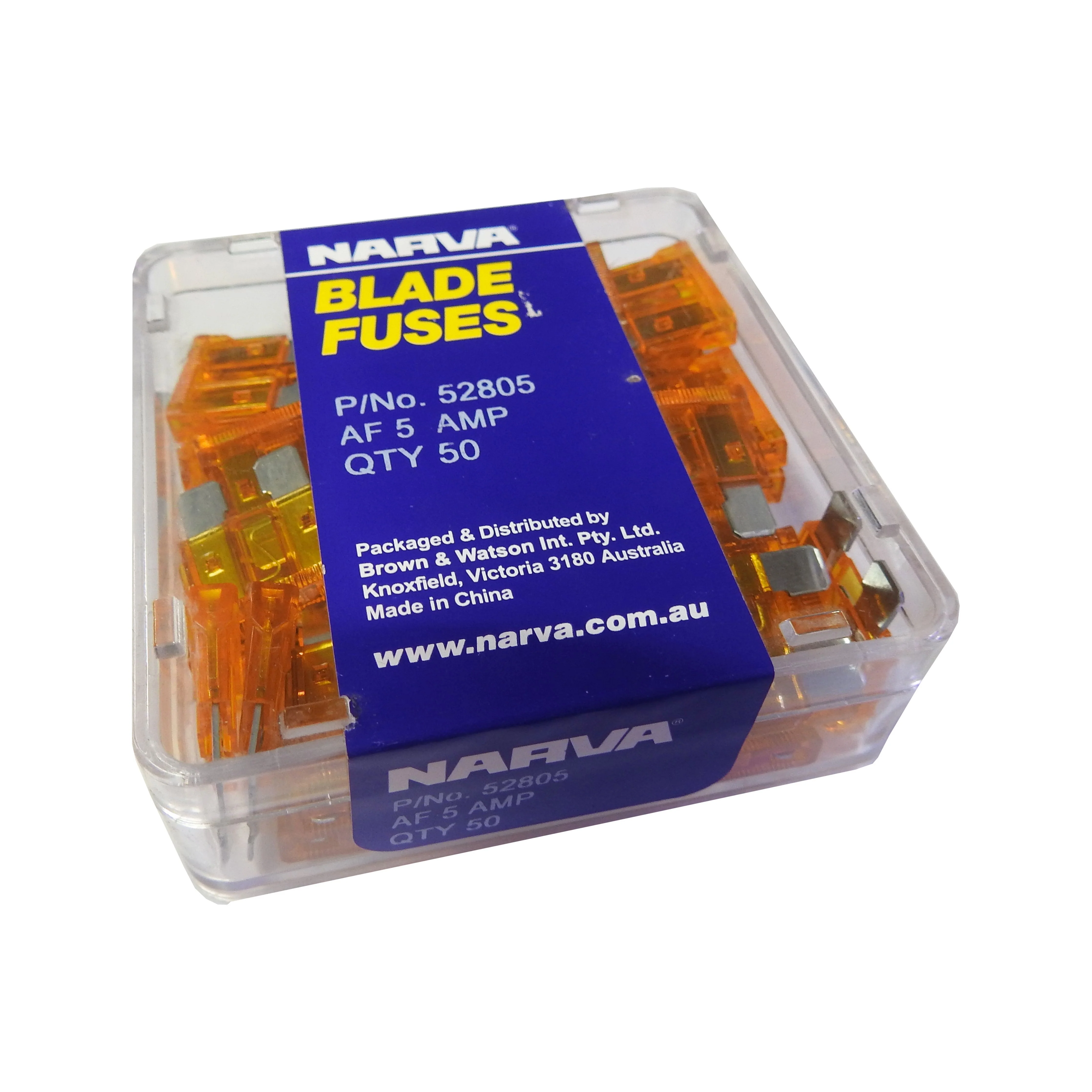 Bulk Pk 50 STANDARD ATS BLADE FUSE - various sizes available