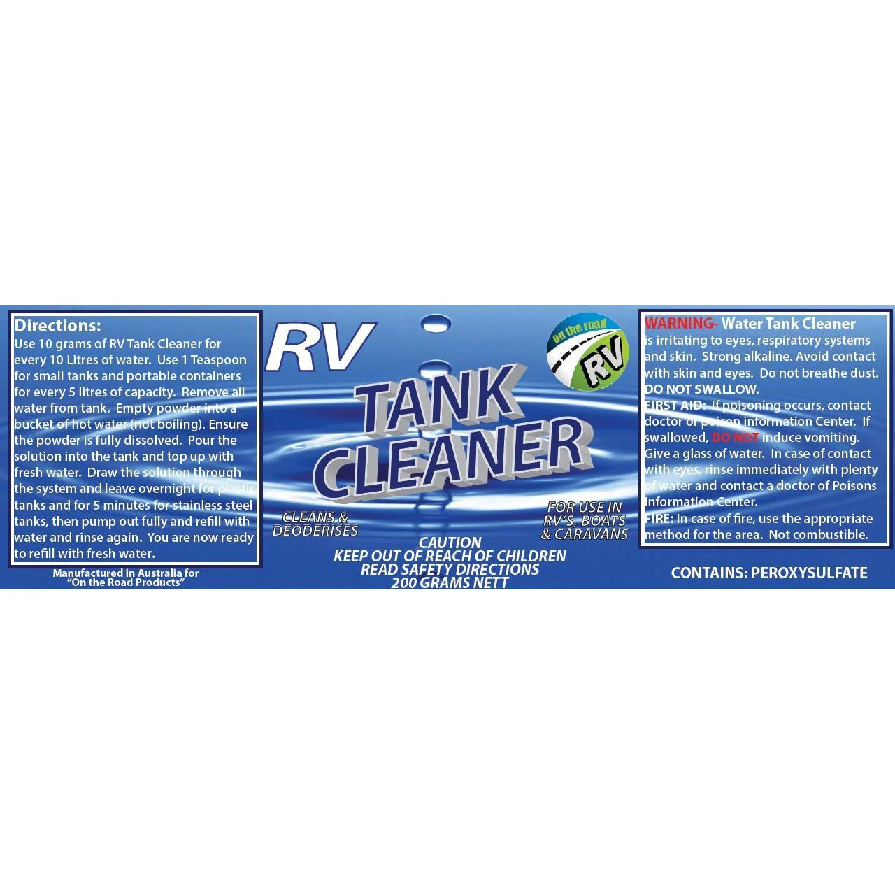 Caravan / RV Water Tank Cleaner - Image 2