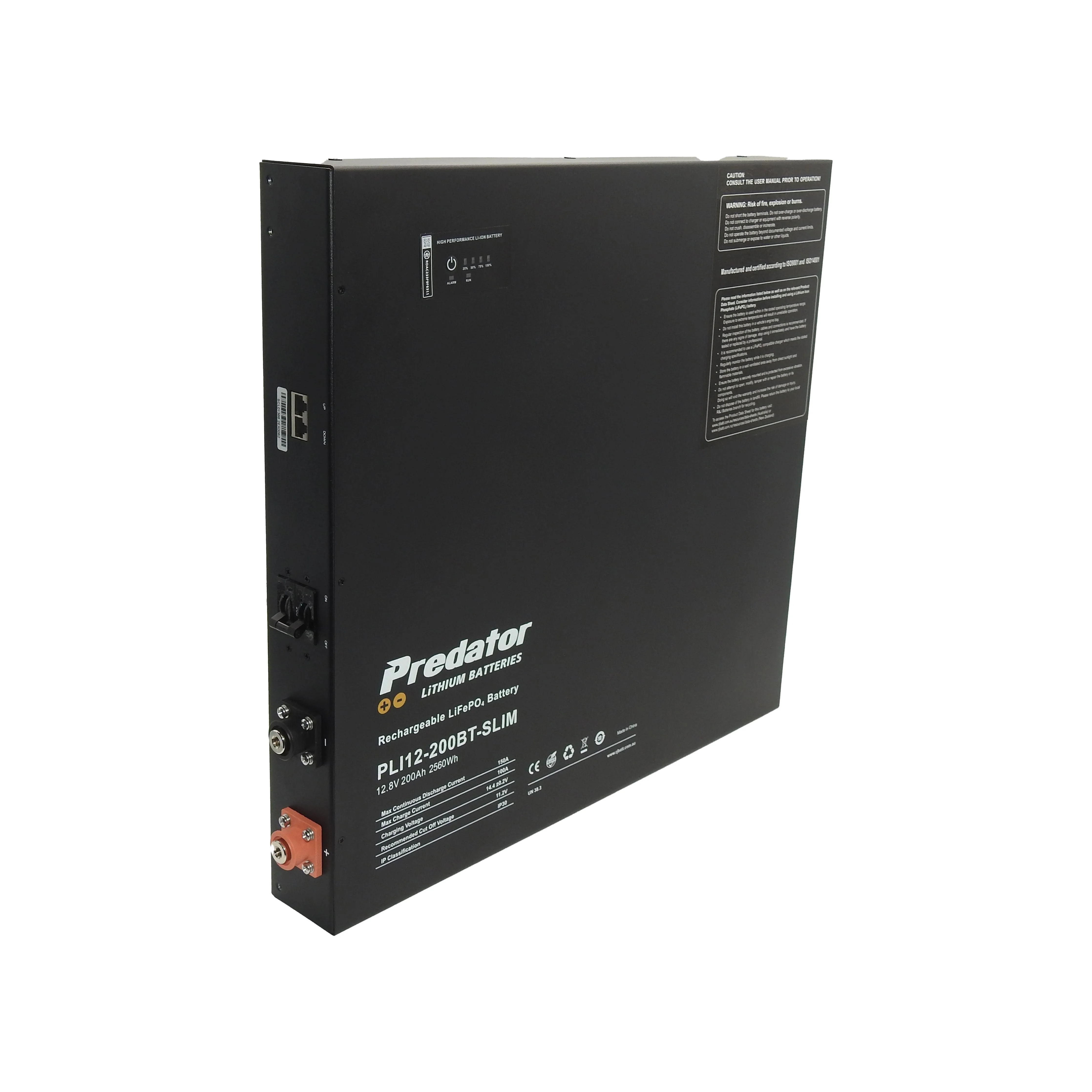 Complete pack Predator 200AH LIFEPO4 Slimline Battery Alpha 50 Amp DC Charger installation pack - Image 3