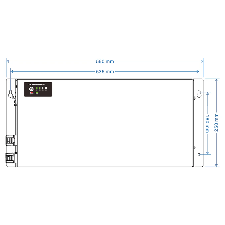 Predator 100 AH LiFePO4 Slim line Battery Deep cycle 80A BMS  Bluetooth - Image 8