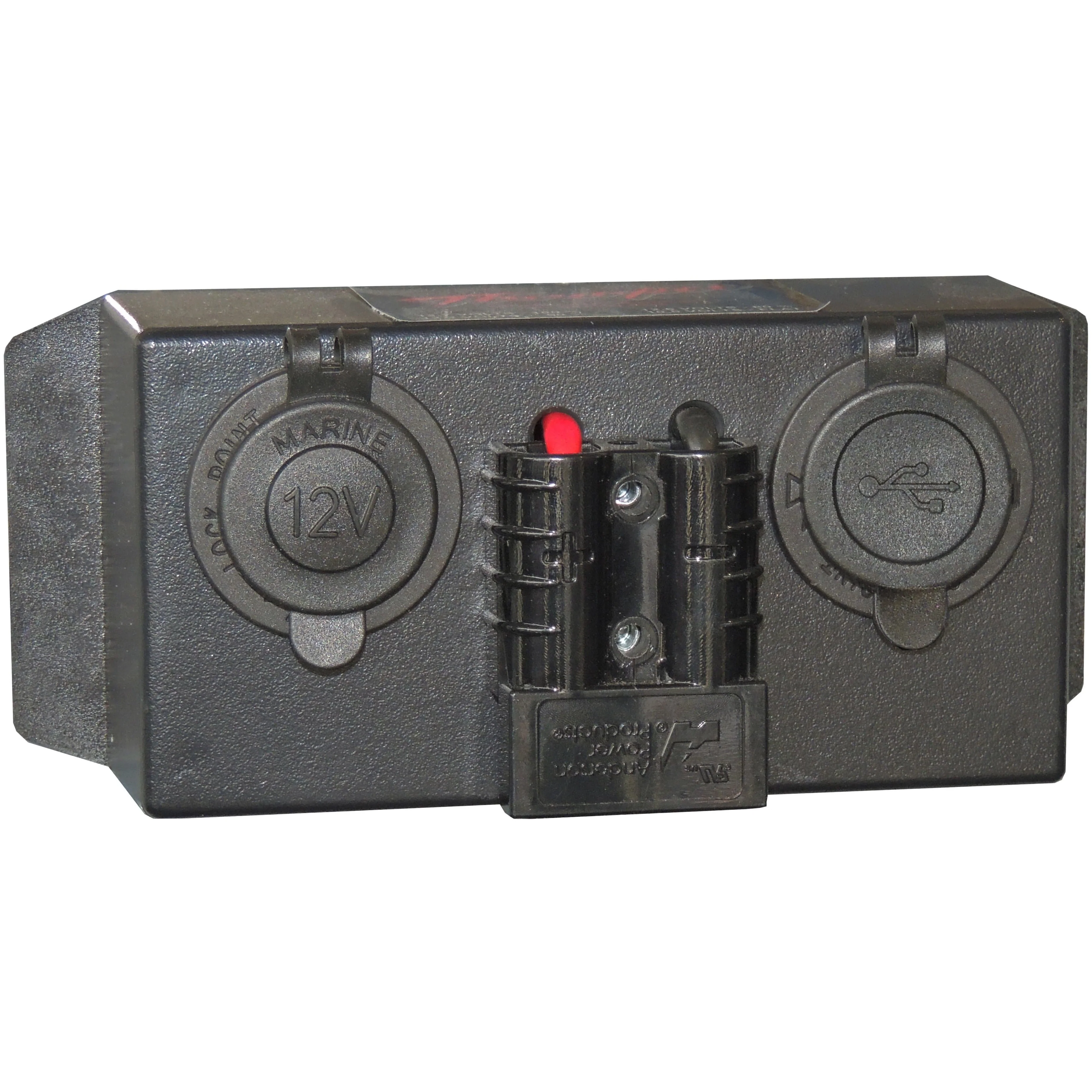 Control Accessory Box - Triple - Cigarette + 50Amp Anderson + Dual USB #24