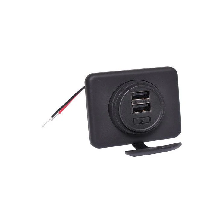 Dual USB 2.1A Surface Mount Socket Low Profile | P0668A