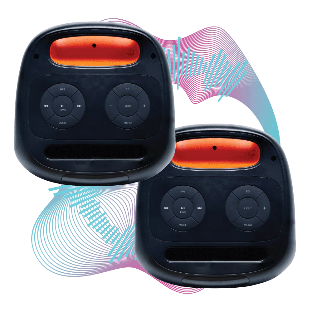 Dynalink Entertainer Pro X Portable Bluetooth Speaker & PA With Mic - Image 2