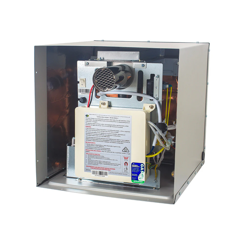 Girard Endless Hot Water System for Caravans - White or Black - Image 4