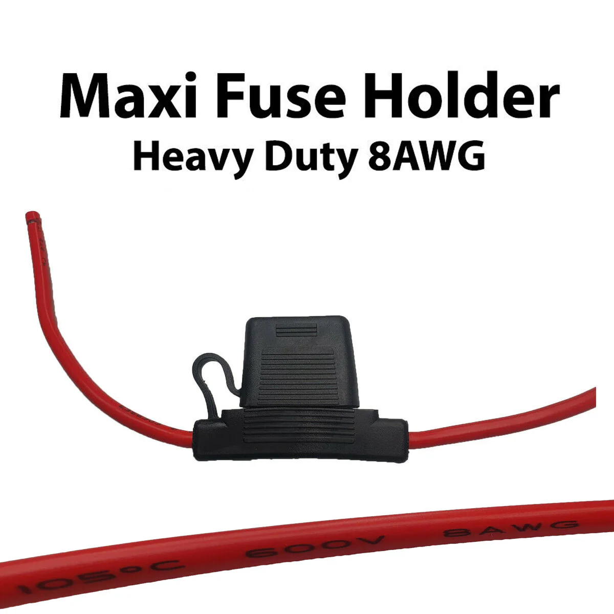 Heavy Duty In line Maxi fuse holder 8B&S cable | 54414BL